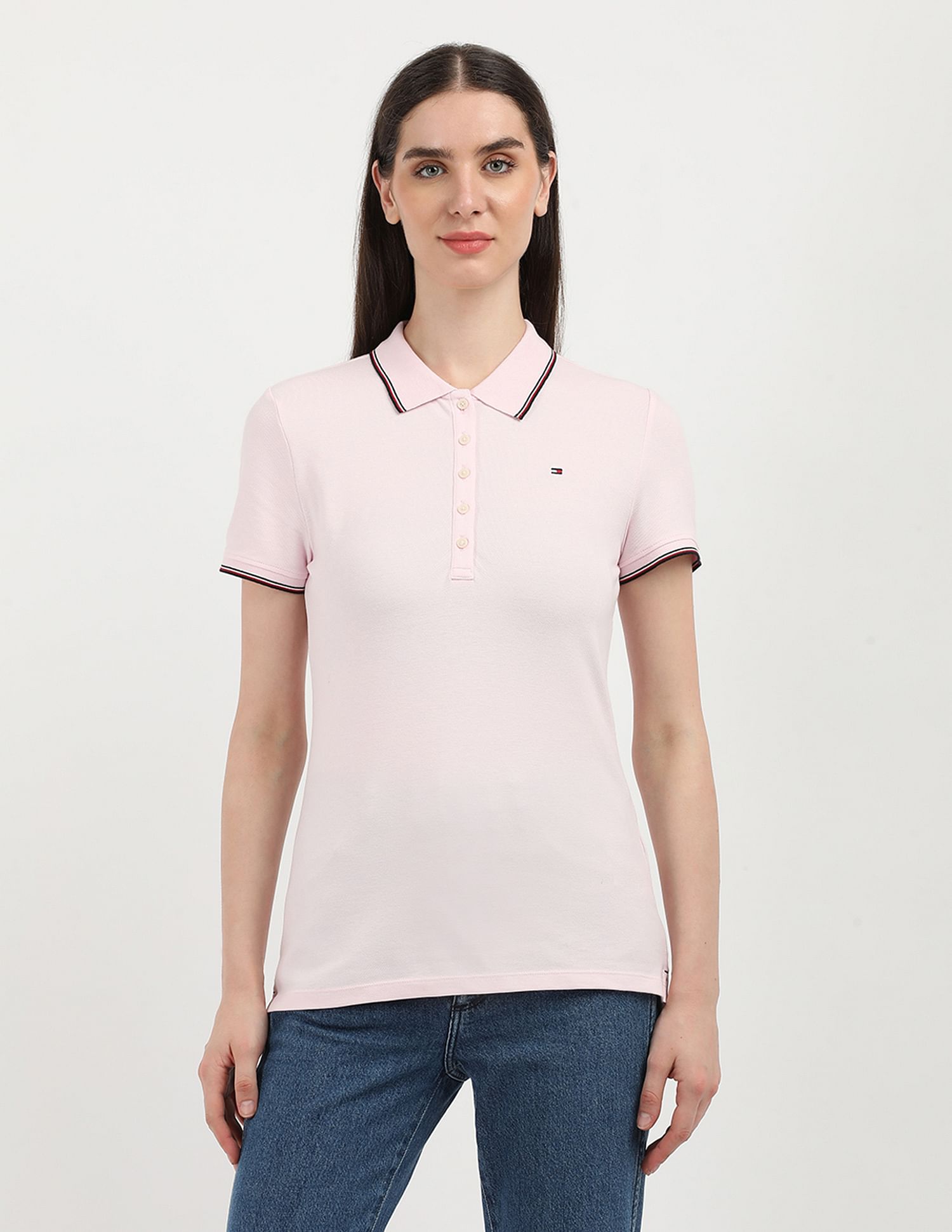 Tommy Hilfiger Regular Fit Solid Polo Shirt