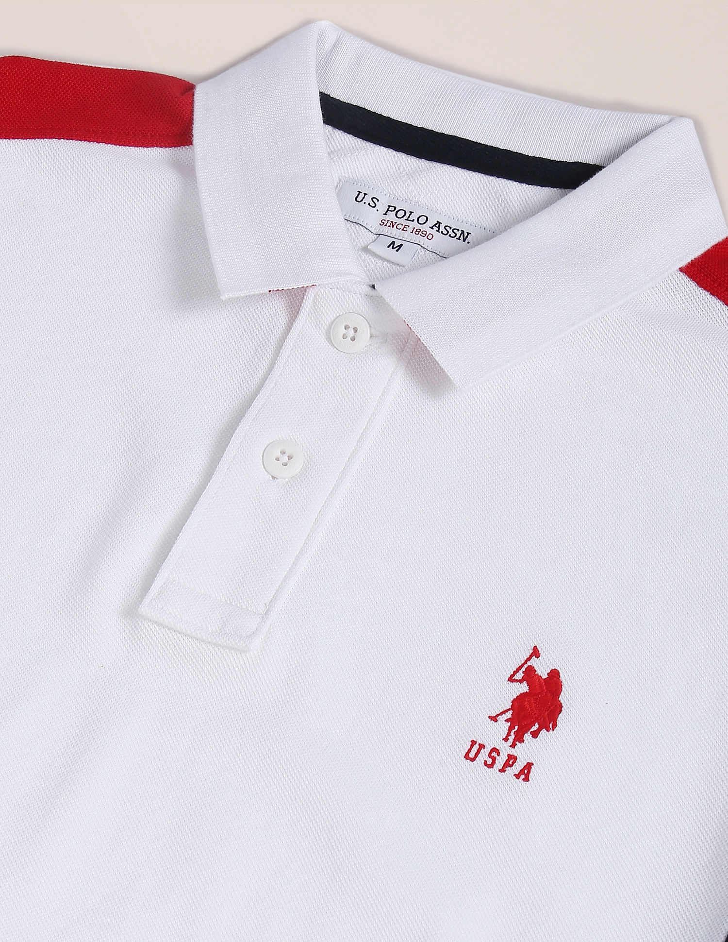 U.S. Polo Assn. Cotton Pique Embroidered Logo Polo Shirt