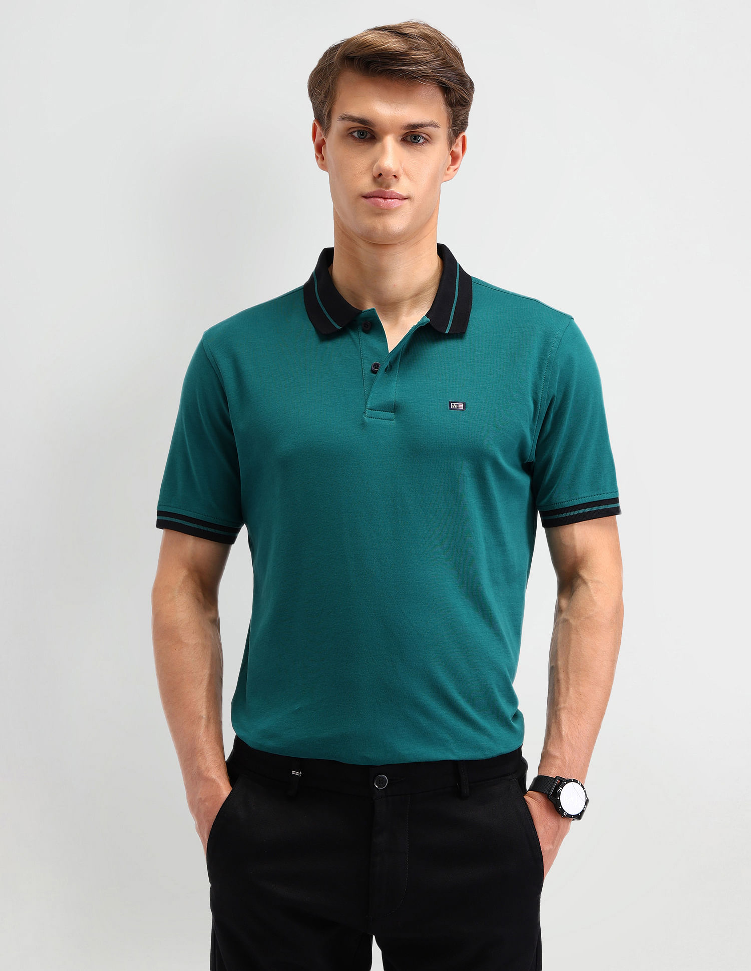 Arrow Sport Solid Regular Polo Shirt