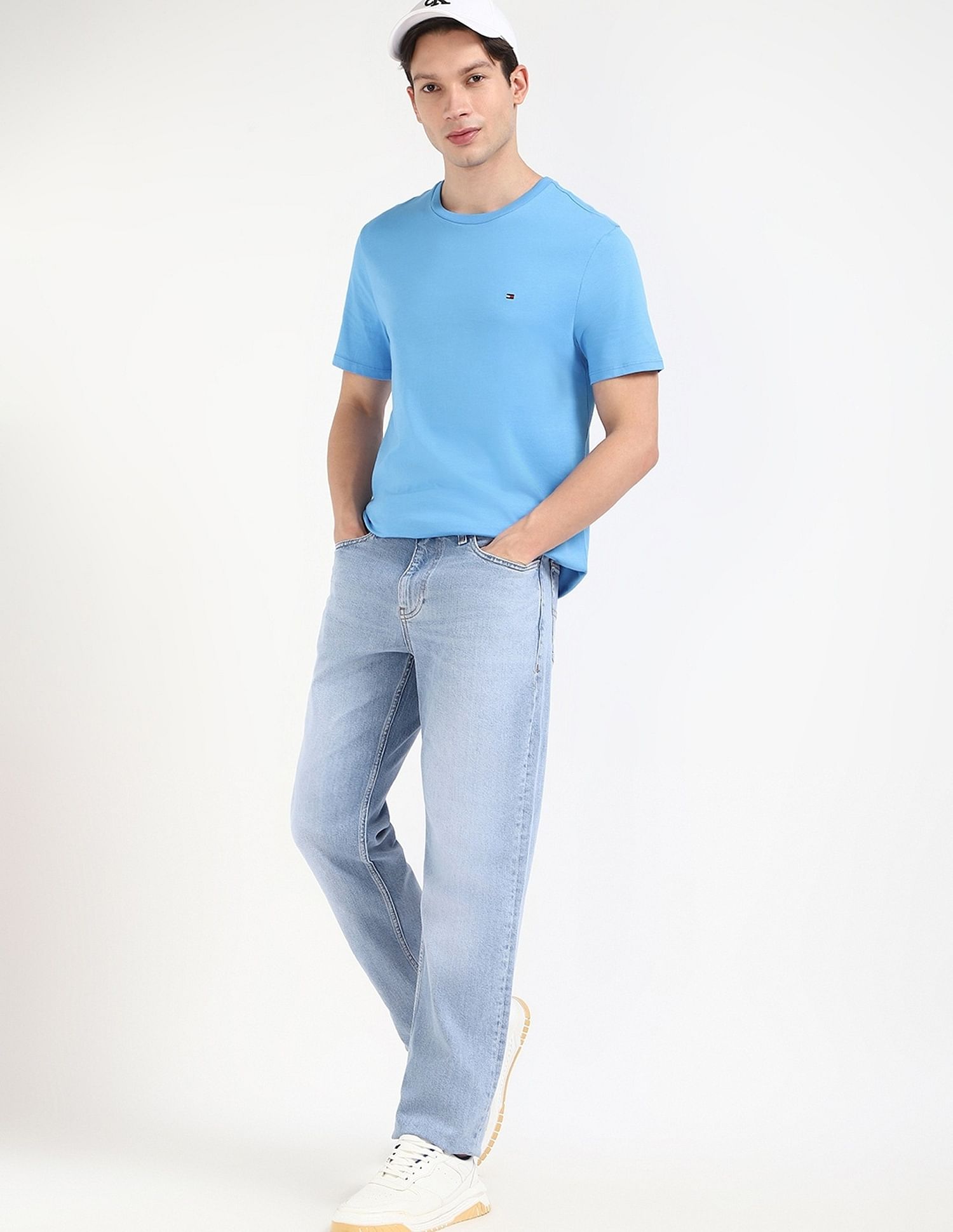 Tommy Hilfiger Solid Regular-Fit Cotton T-Shirt