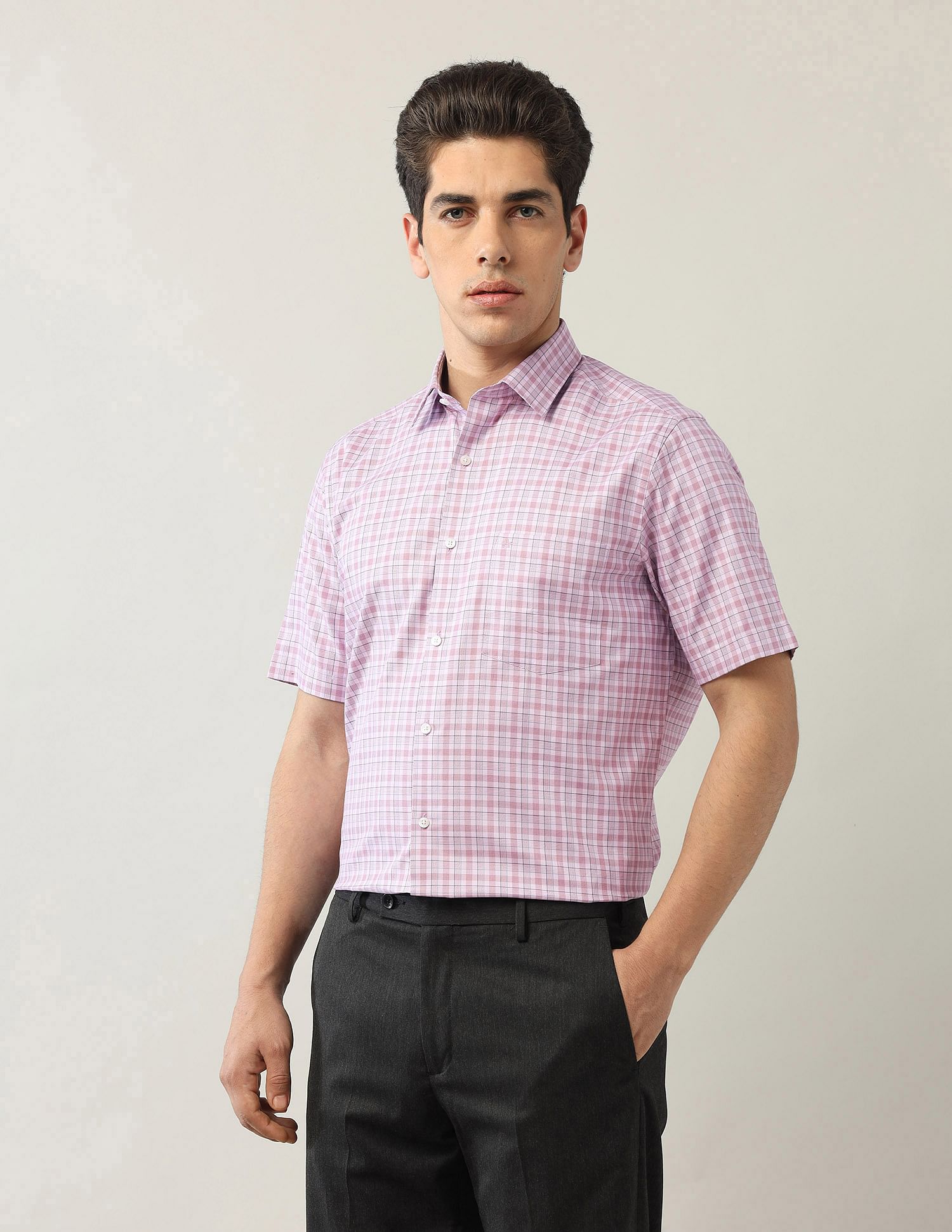 Arrow Dupplin Checked Dobby Shirt