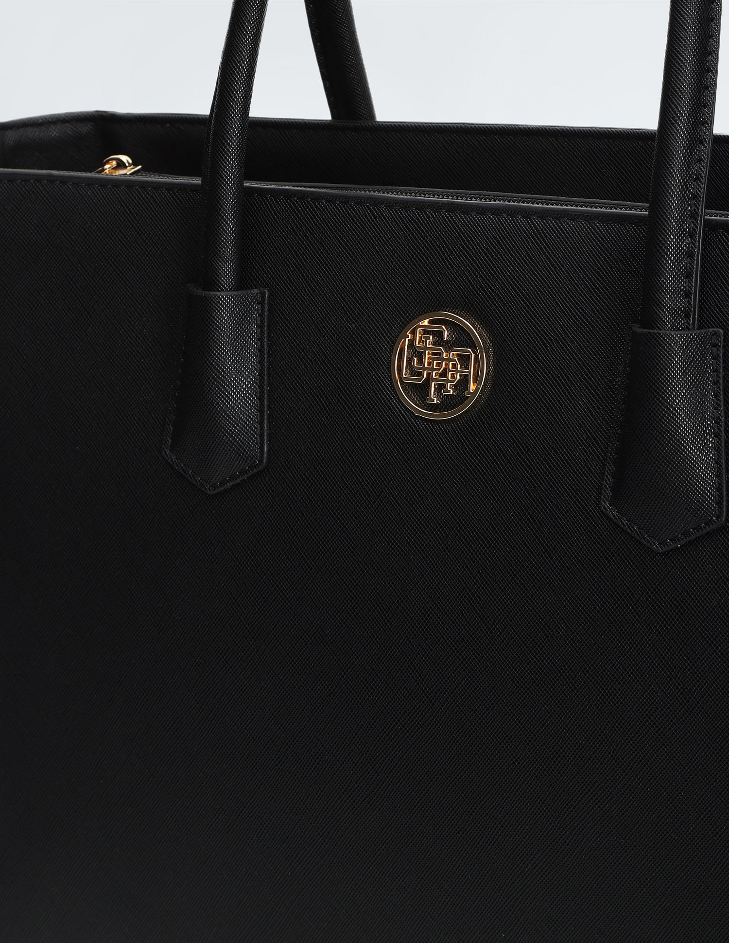 U.S. Polo Assn. Women Metallic Hardware Structured Handbag