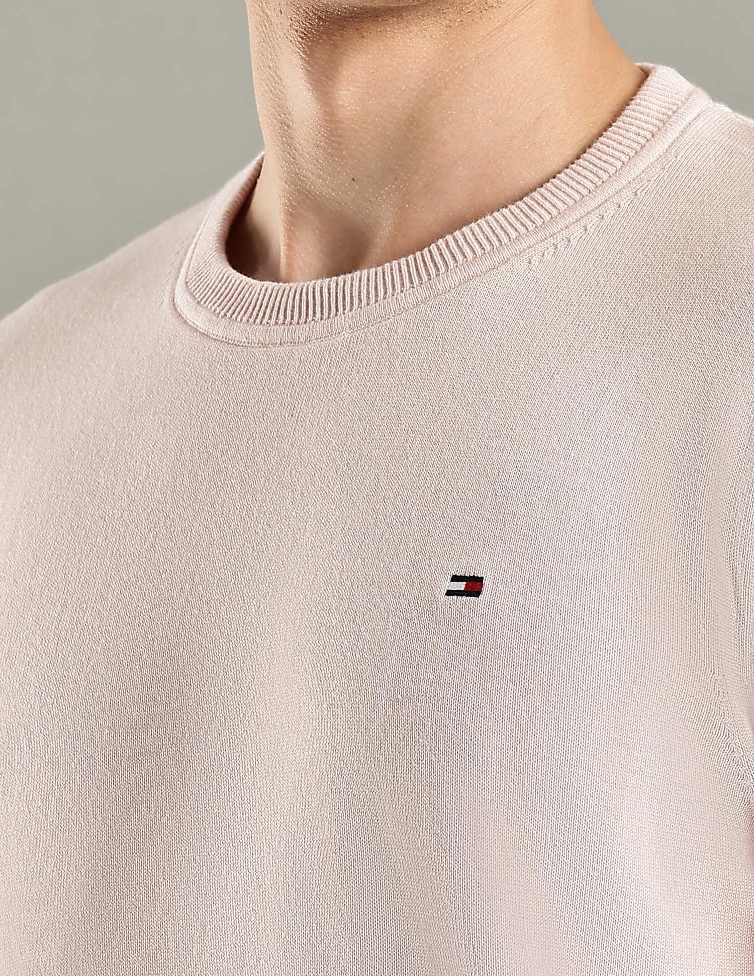 Tommy Hilfiger Solid Regular-Fit Cotton Sweater
