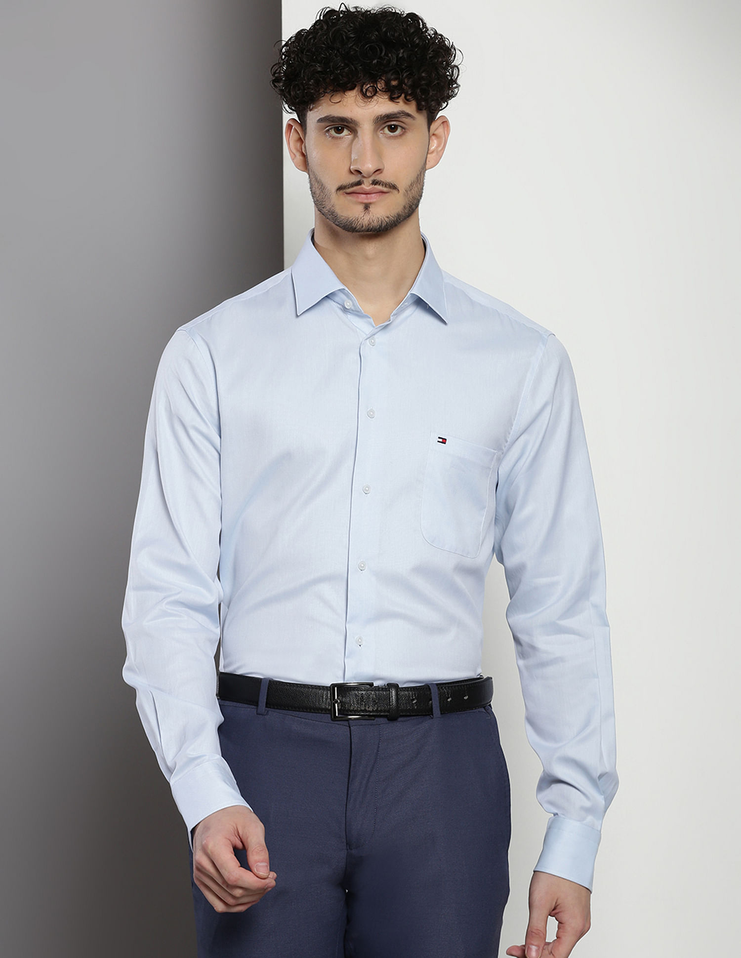 Tommy Hilfiger Cotton Dobby Formal Shirt