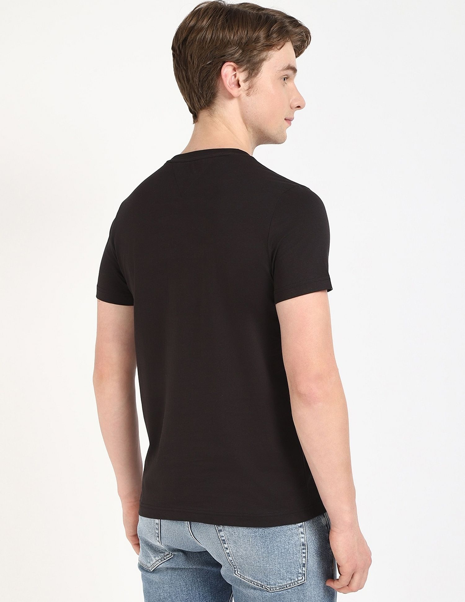 Tommy Hilfiger Embroidered Logo Slim-Fit Cotton T-Shirt