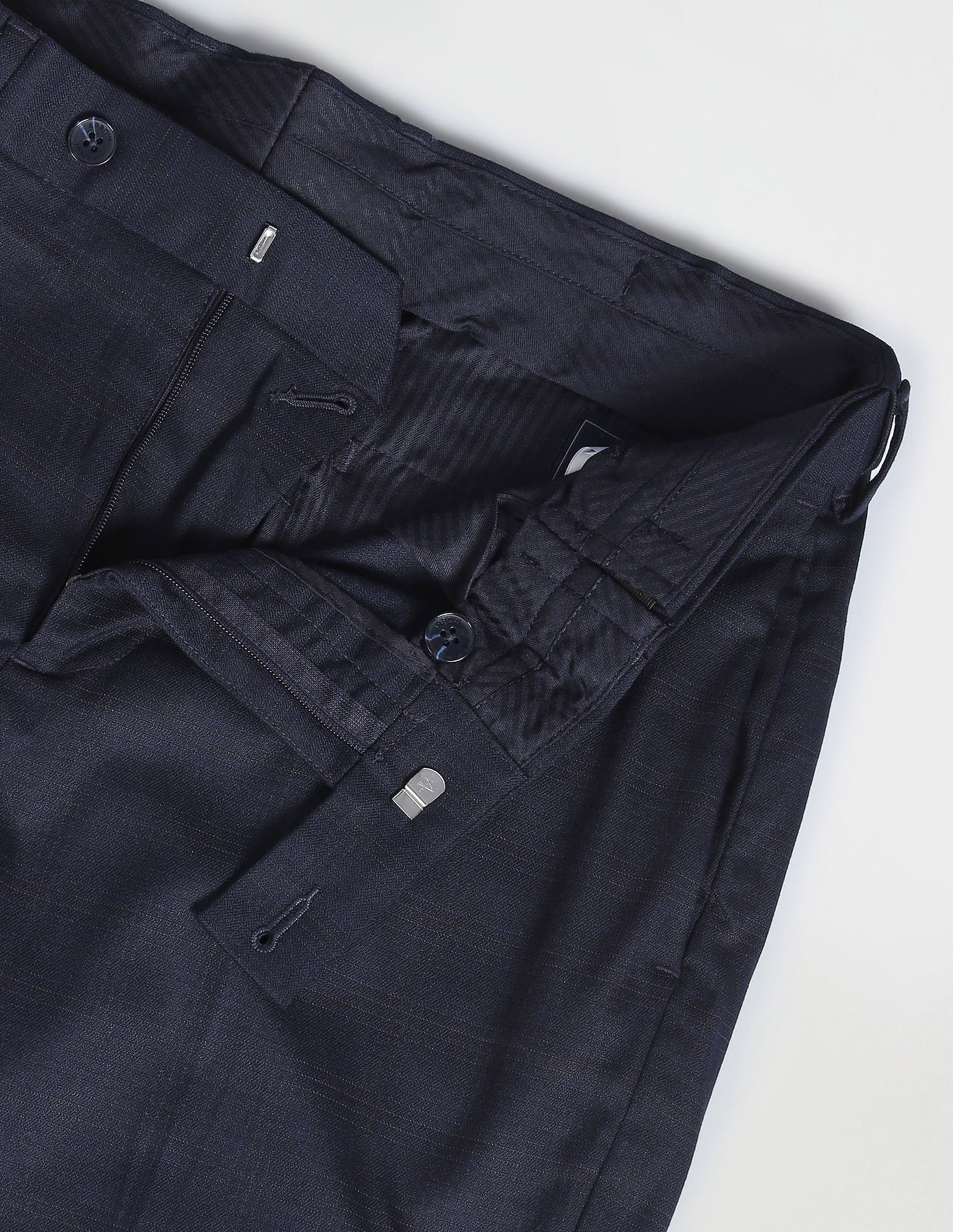 Arrow Check Dobby Formal Trousers