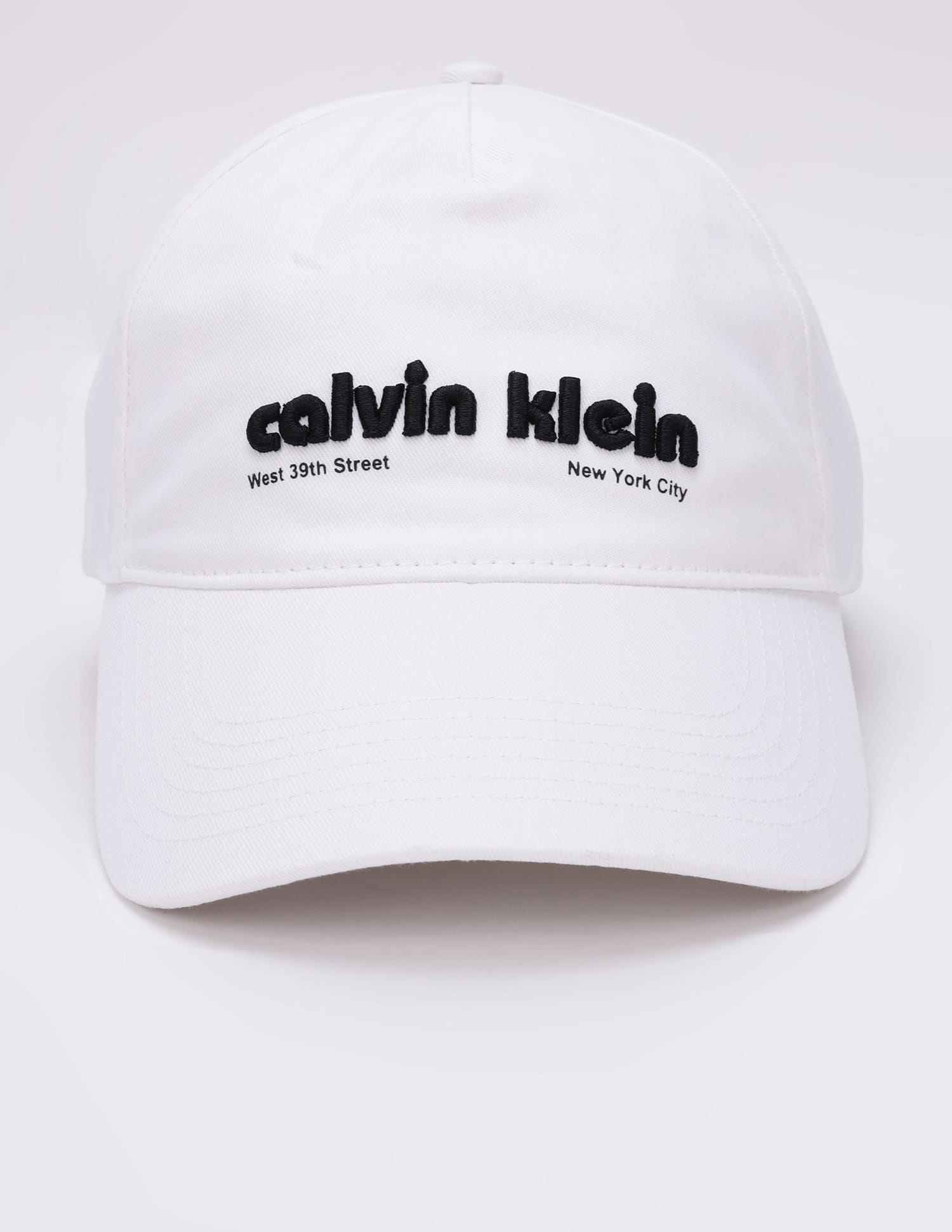 Buy Calvin Klein Logo White Cotton Baseball Cap