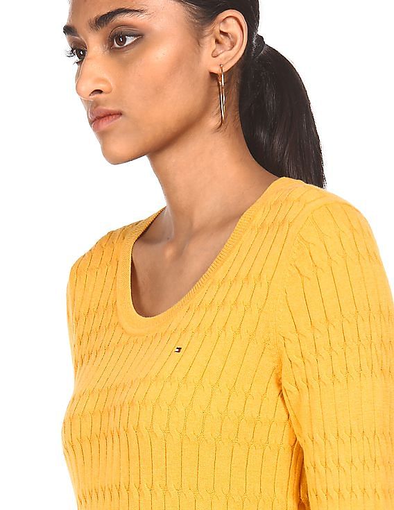 Yellow tommy shop sweater