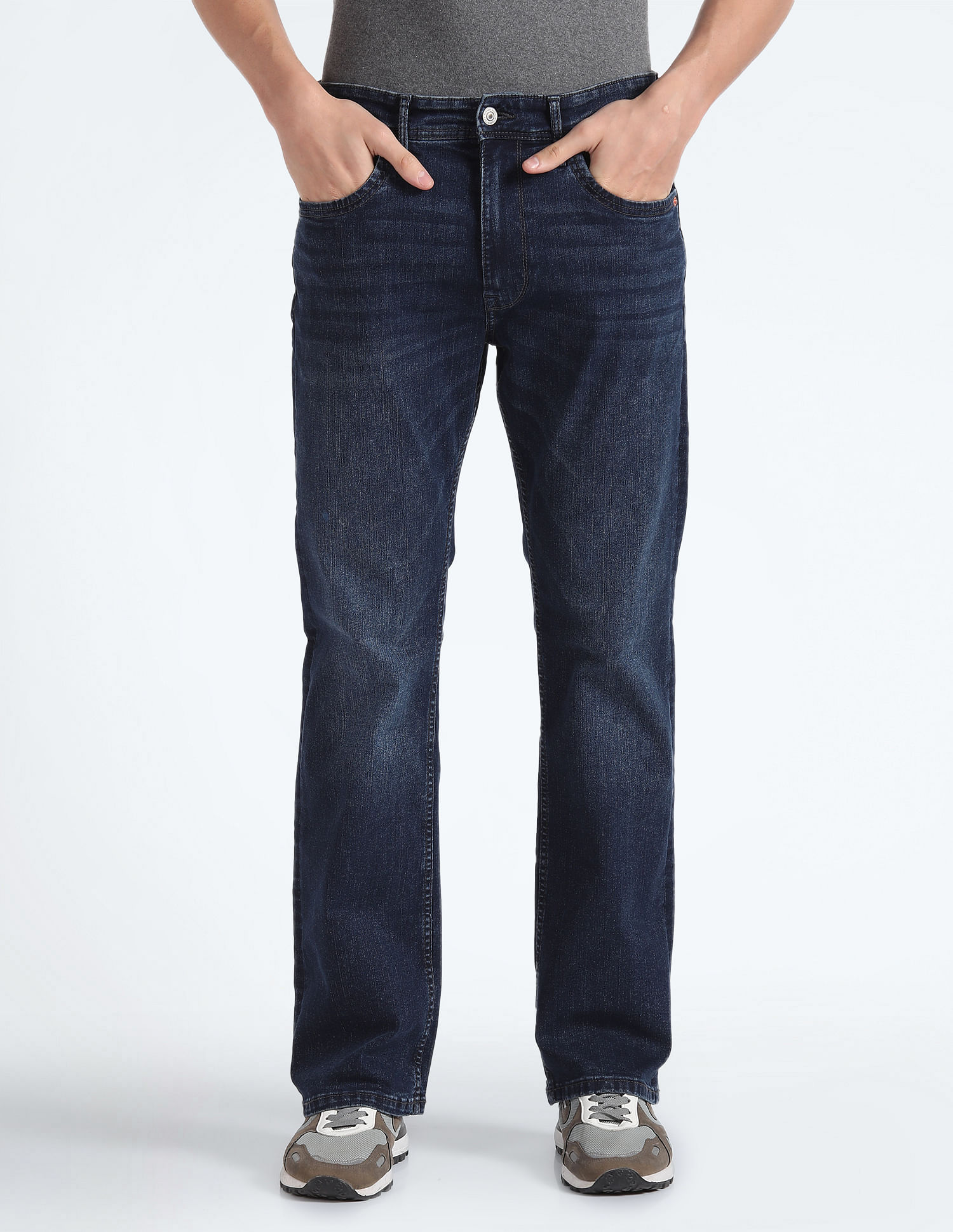 Flying Machine Mid Rise Bootcut Jeans