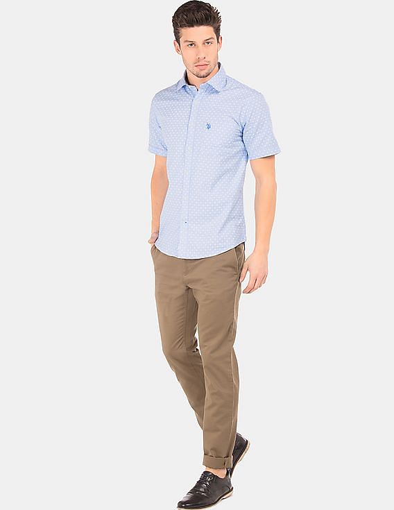 U.S. Polo Assn. Slim Fit Twill Trousers