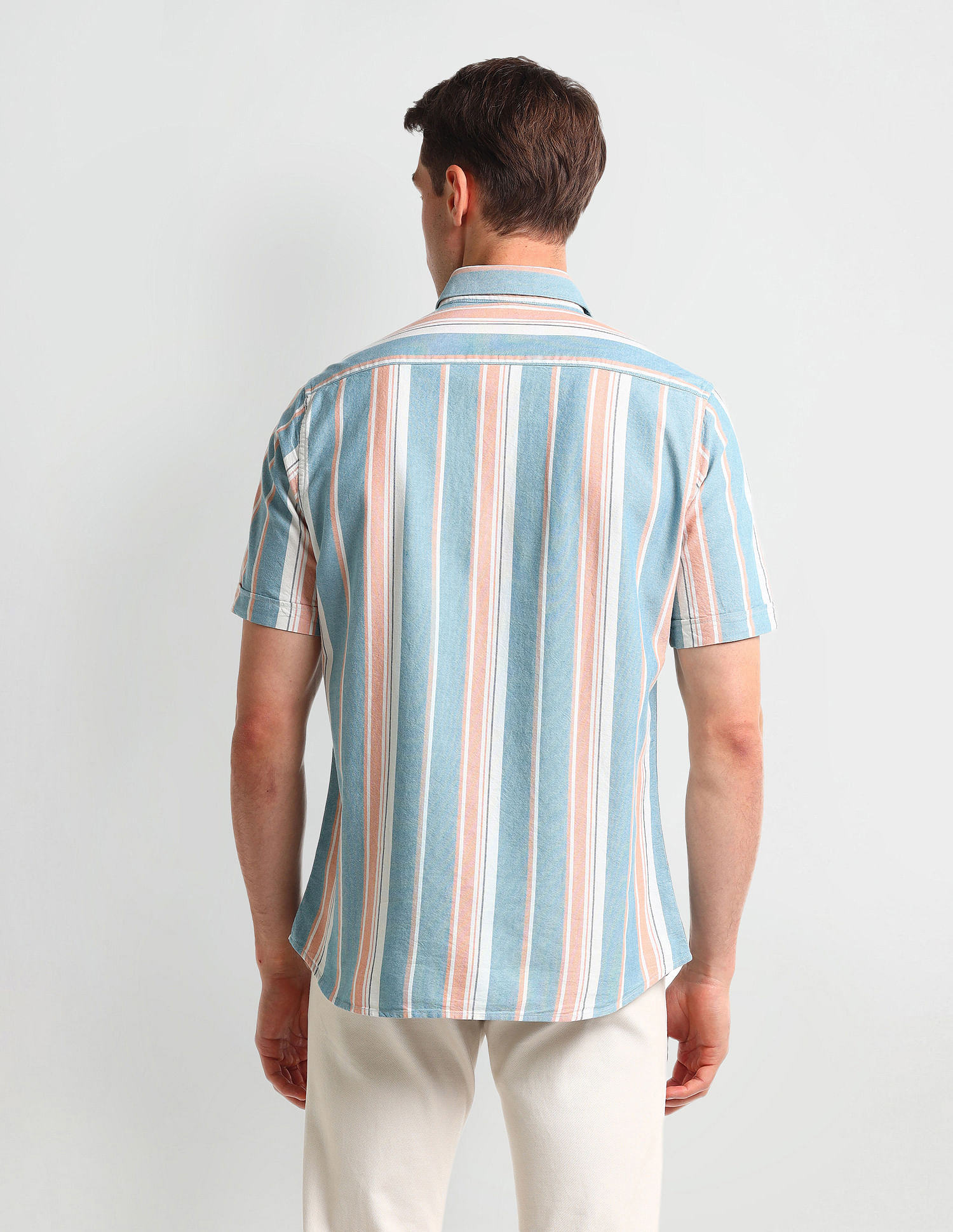 Arrow Sport Cutaway Collar Cotton Shirt