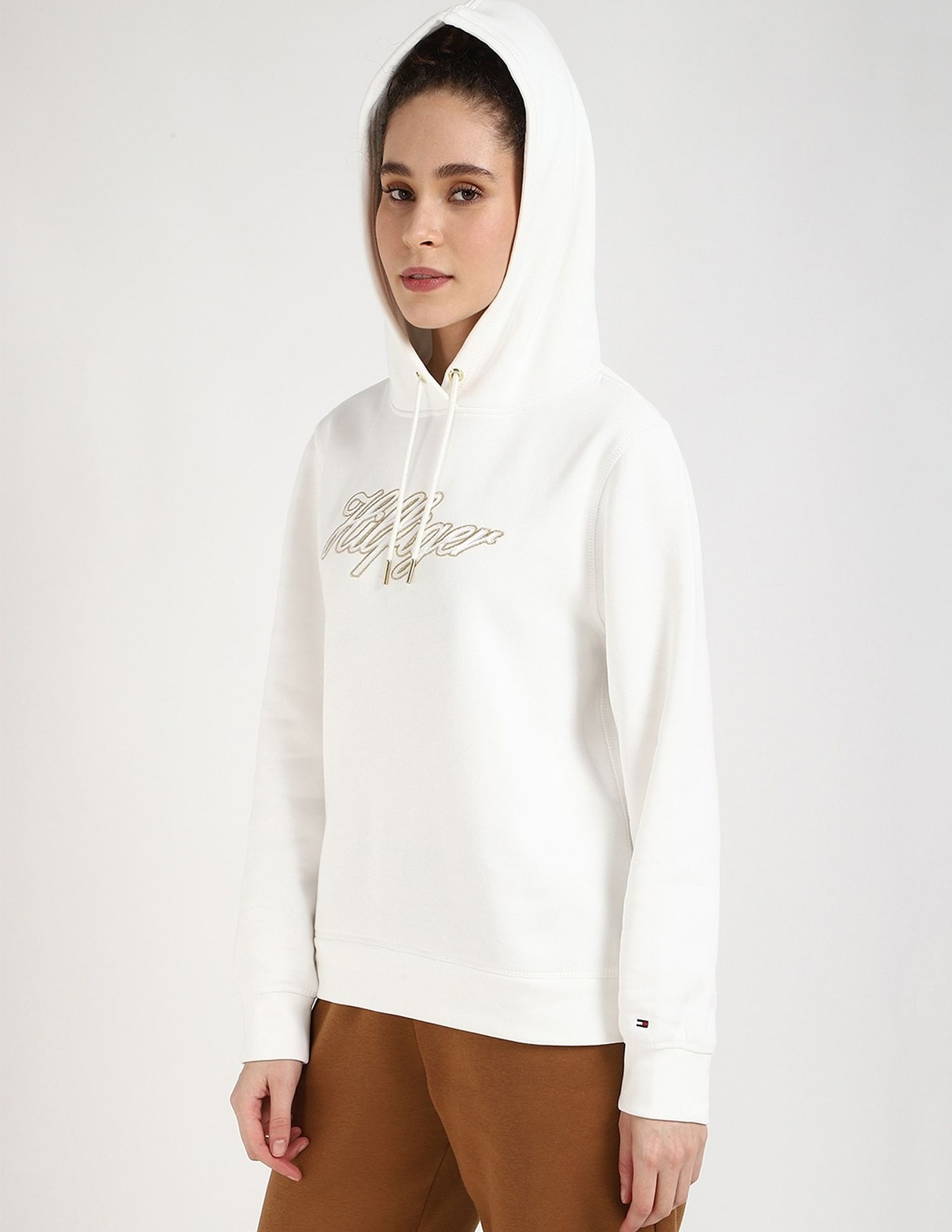 Tommy Hilfiger Regular-Fit Cotton Hooded Neck Sweatshirt