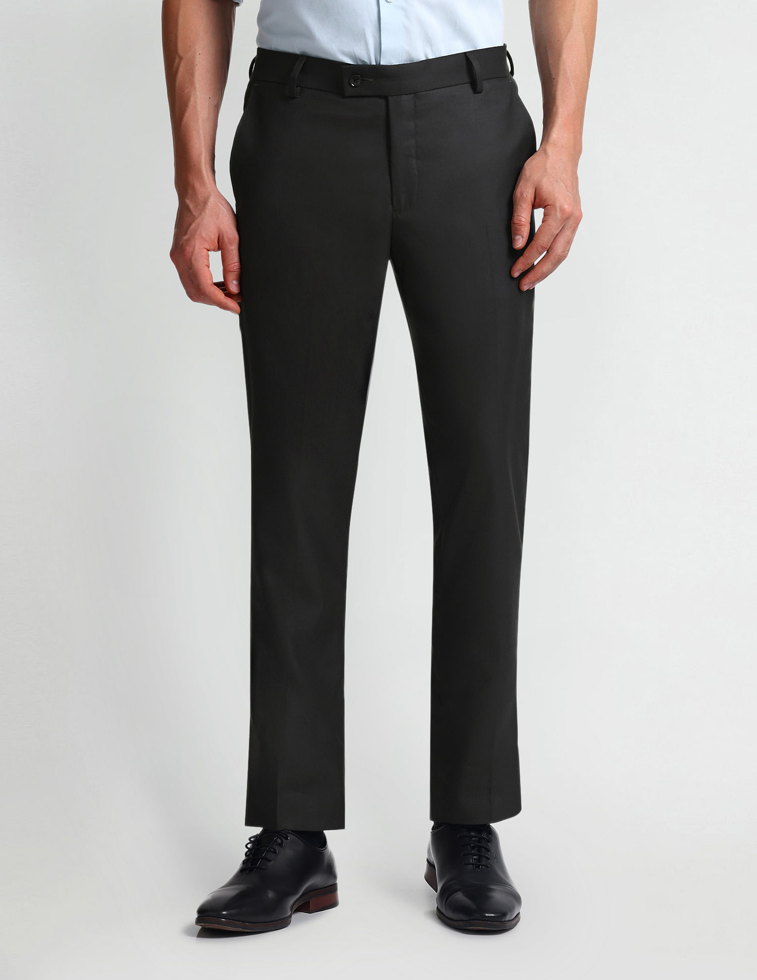 Arrow Mid Rise Tapered Fit Trousers