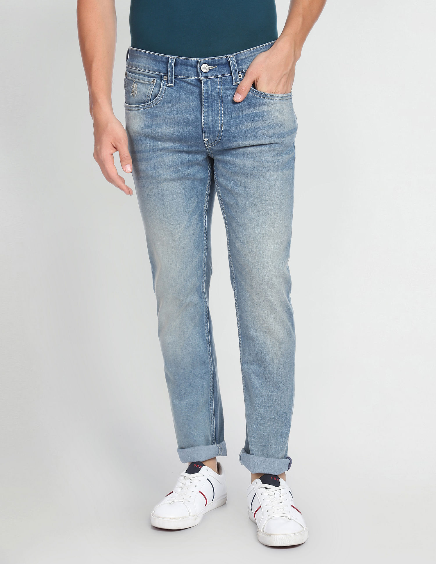 U.S. Polo Assn. Denim Co. Regallo Skinny Fit Blue Jeans