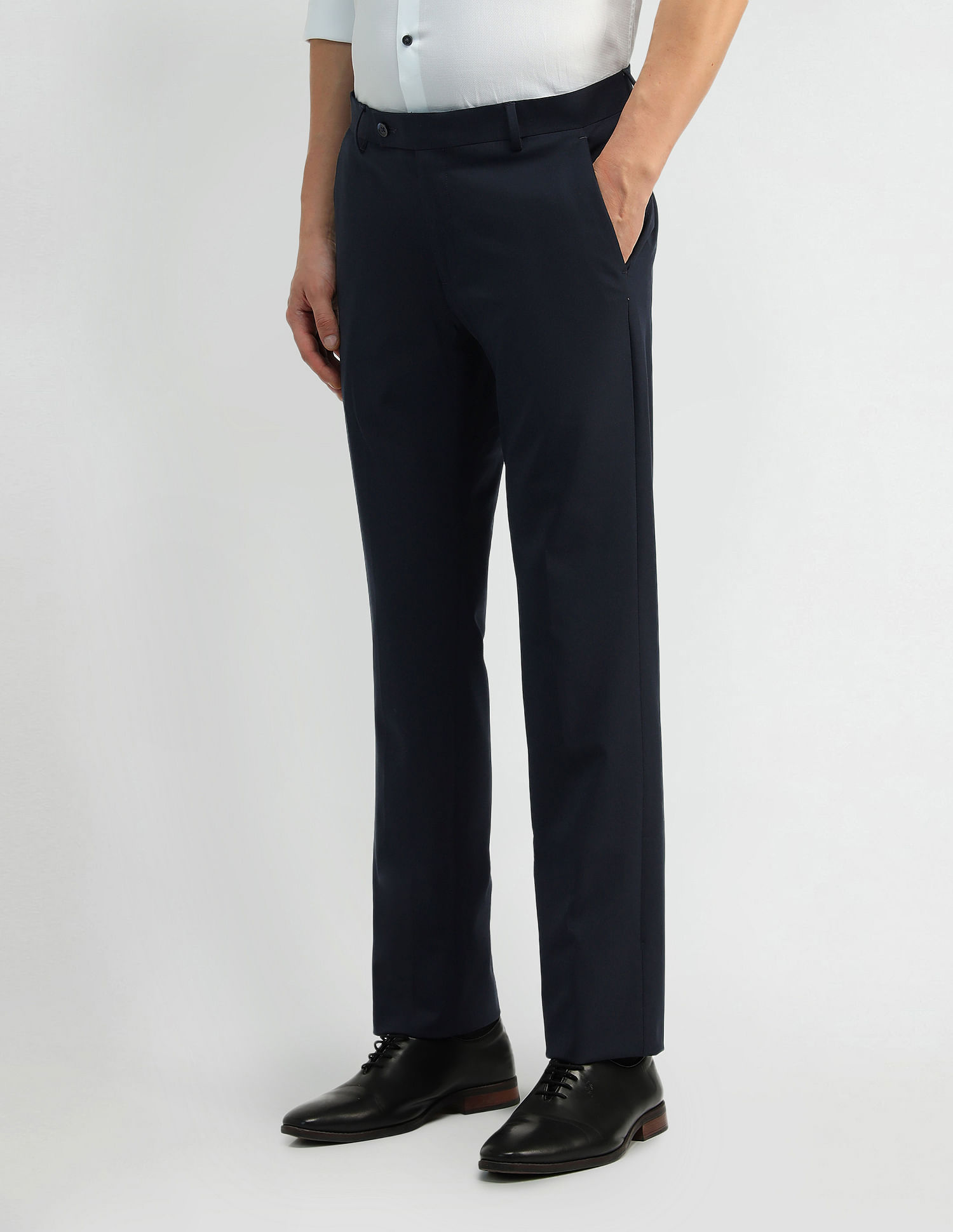 Arrow Mid Rise Tapered Fit Trousers