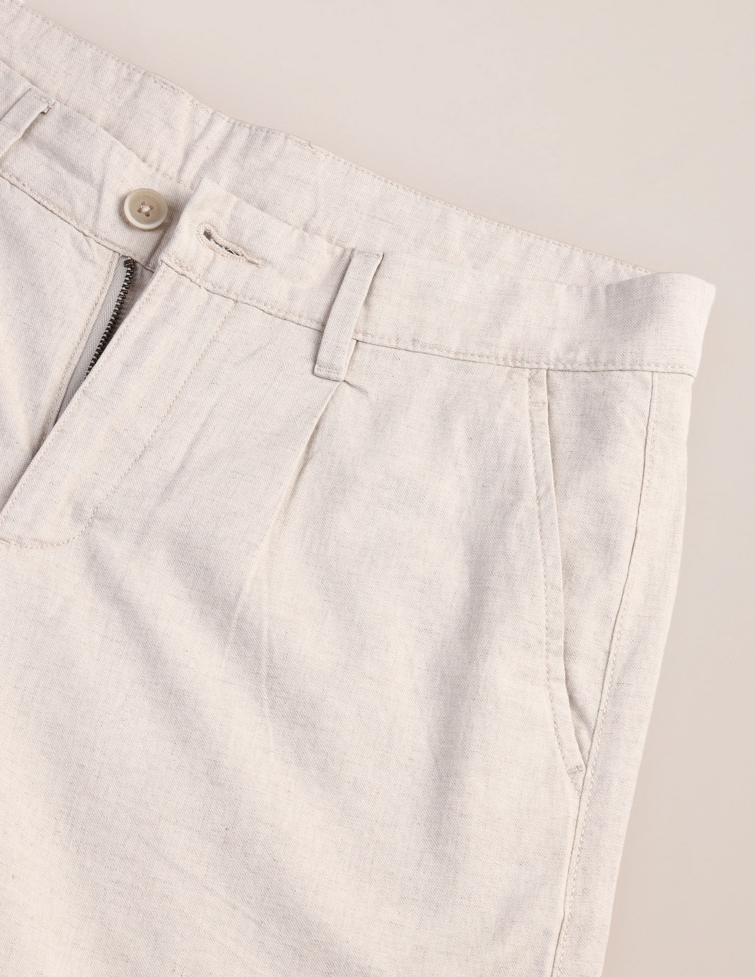 U.S. Polo Assn. Slim Straight Cotton Linen Shorts