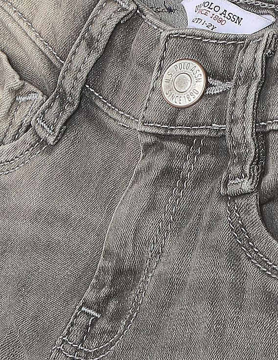 U.S. Polo Assn. Kids Mid Rise Slim Fit Jeans