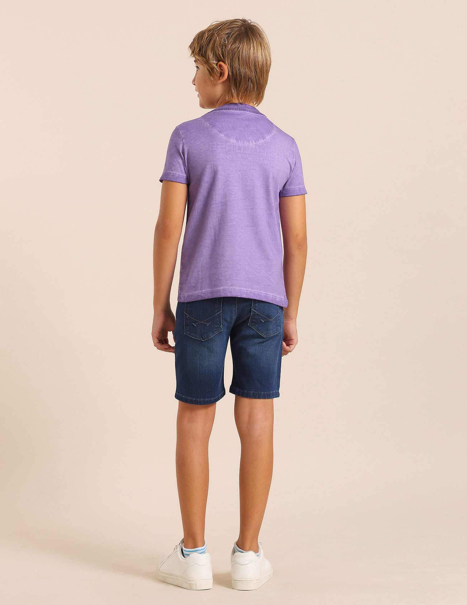 U.S. Polo Assn. Kids Boys Brand Printed Regular Fit T-Shirt