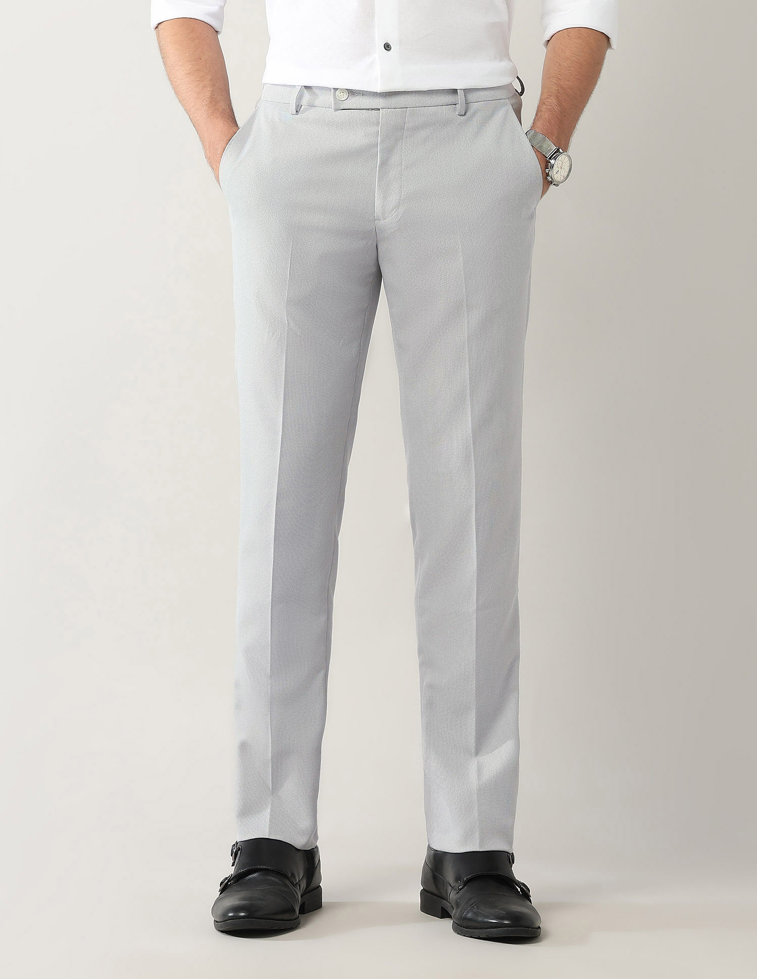 Arrow Mid Rise Autoflex Trousers