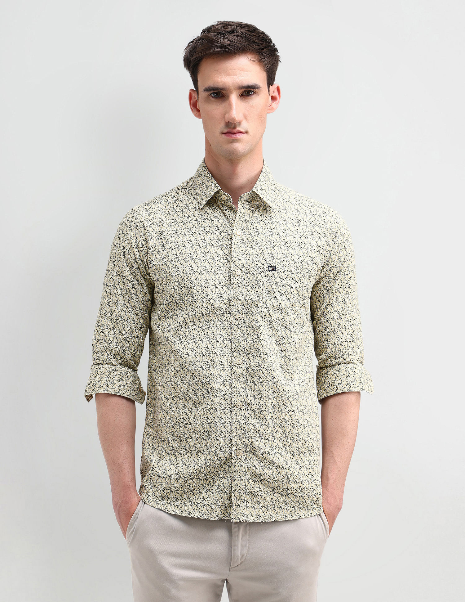 Arrow Sport Manhattan Slim Fit Dobby Shirt