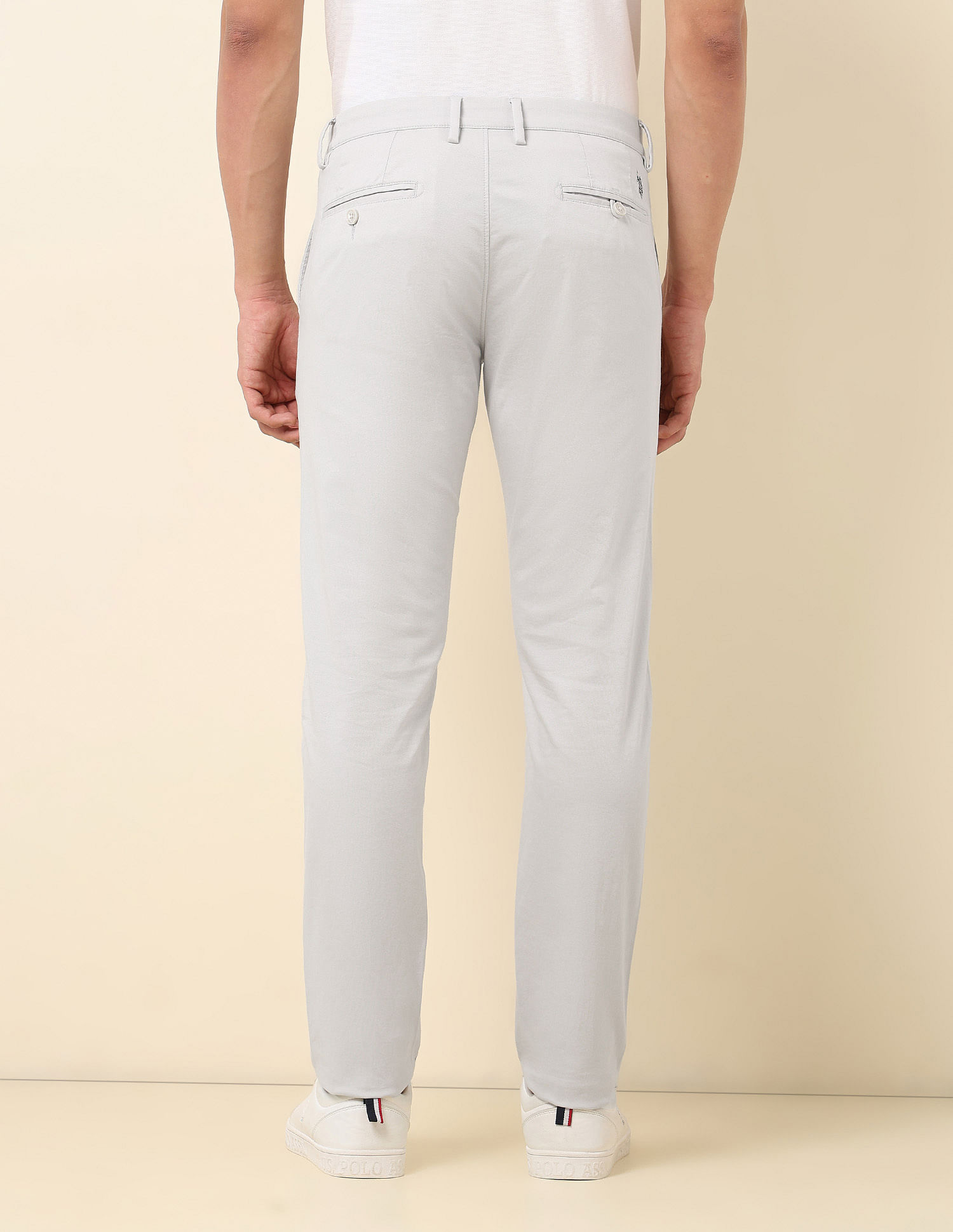 U.S. Polo Assn. Dobby Austin Slim Fit Trousers