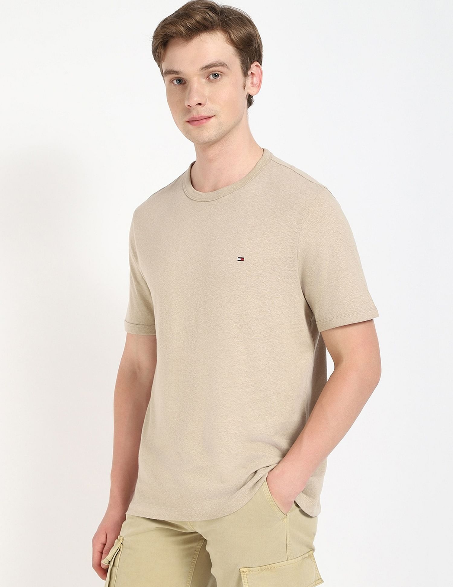 Tommy Hilfiger Solid Regular Fit T-shirt