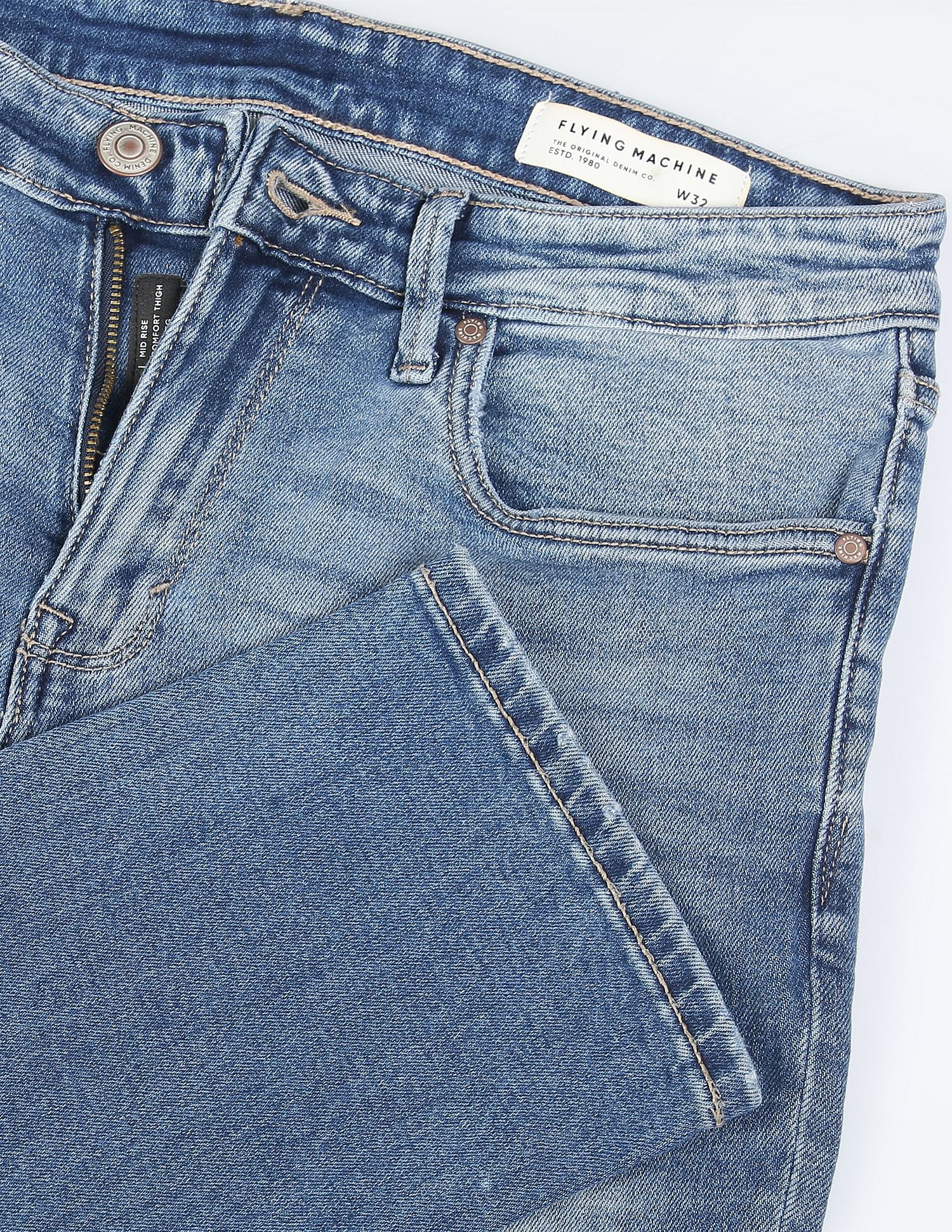 Flying Machine Stone Wash Classic Vintage Jeans