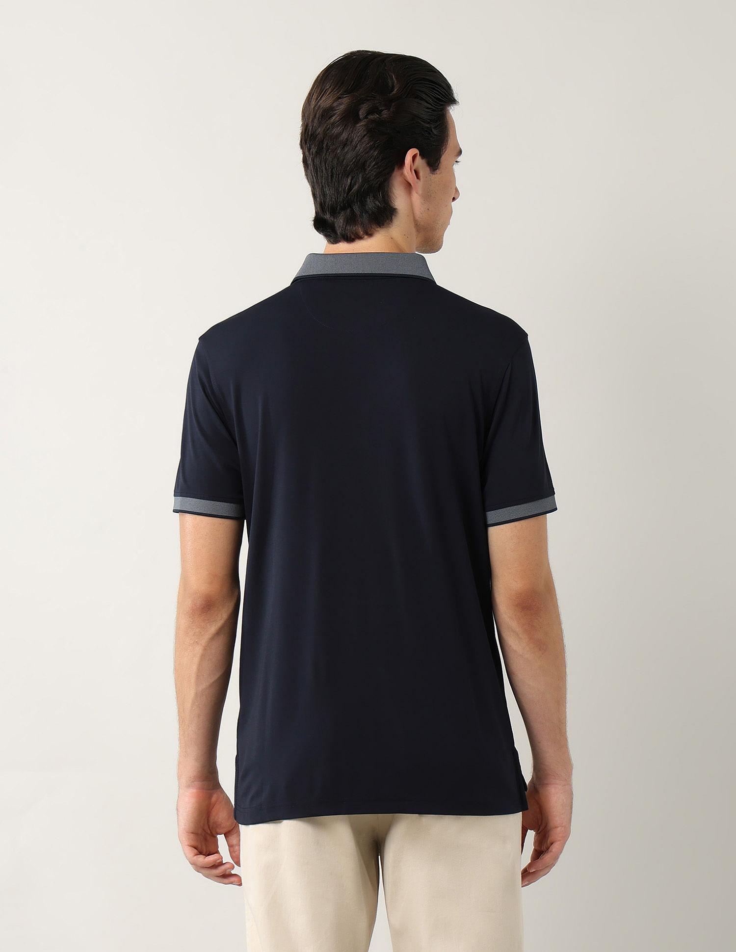Arrow Solid Regular Fit Polo Shirt