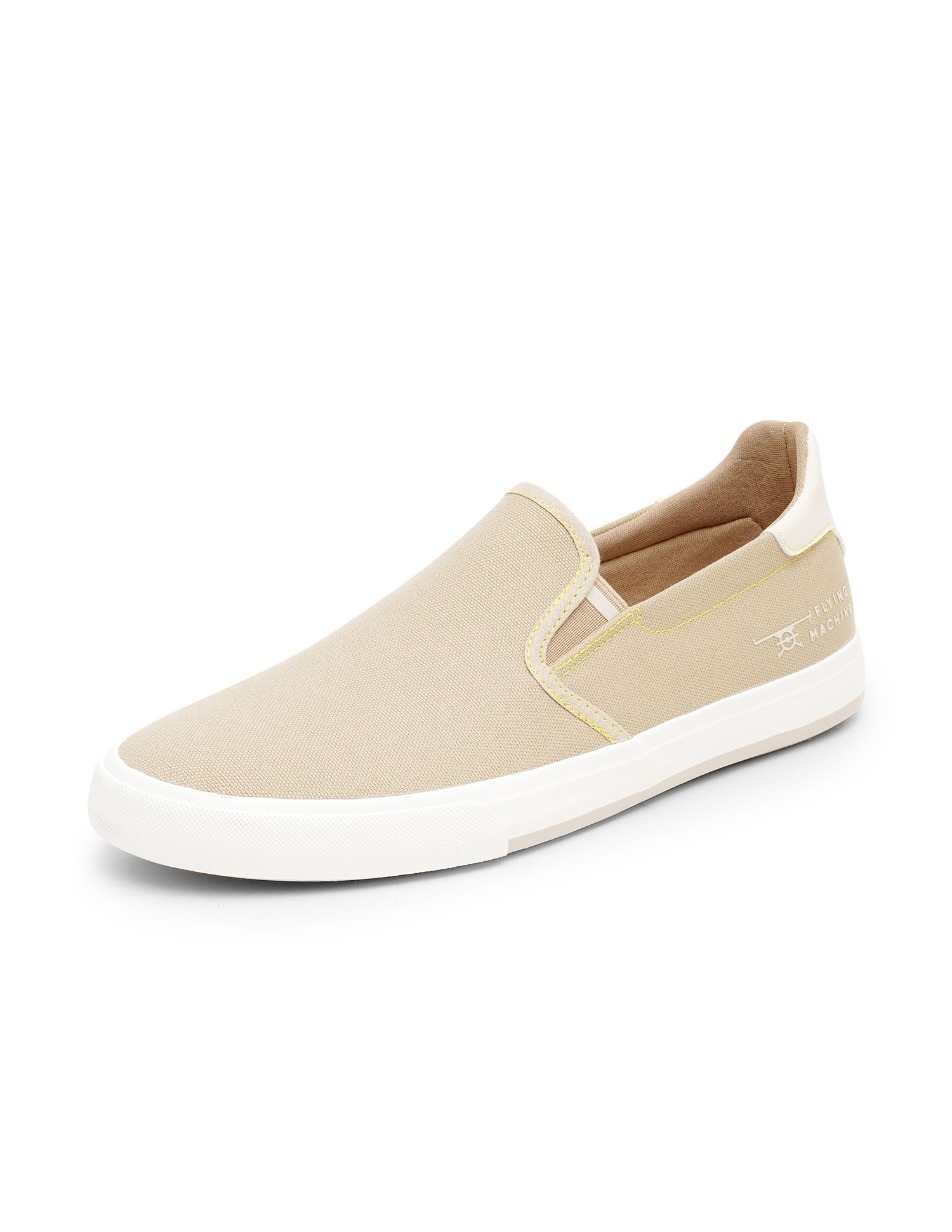 Flying Machine Men Solid Mario Slip On Shoes