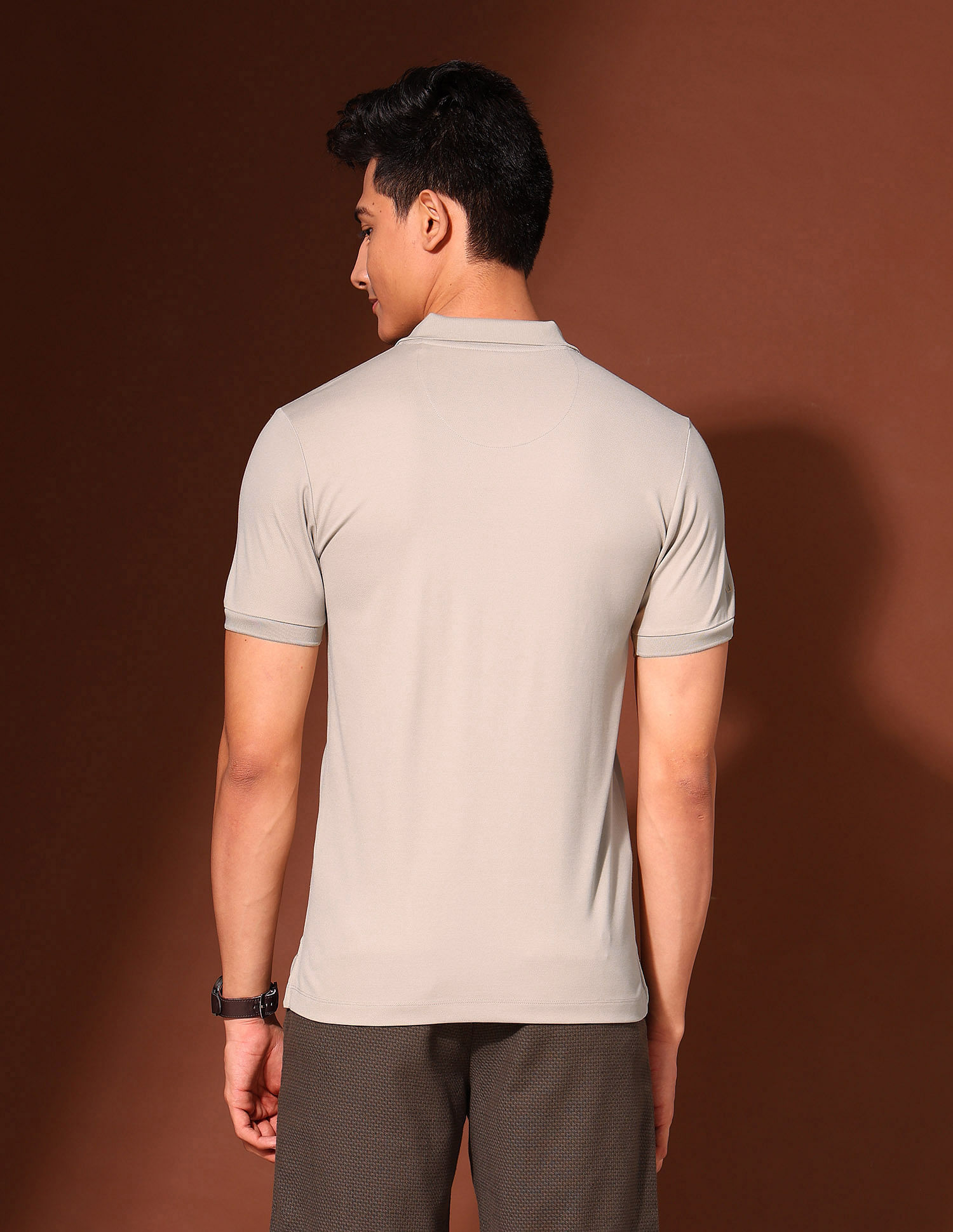 U.S. Polo Assn. Denim Co. Solid Muscle Fit Polo Shirt