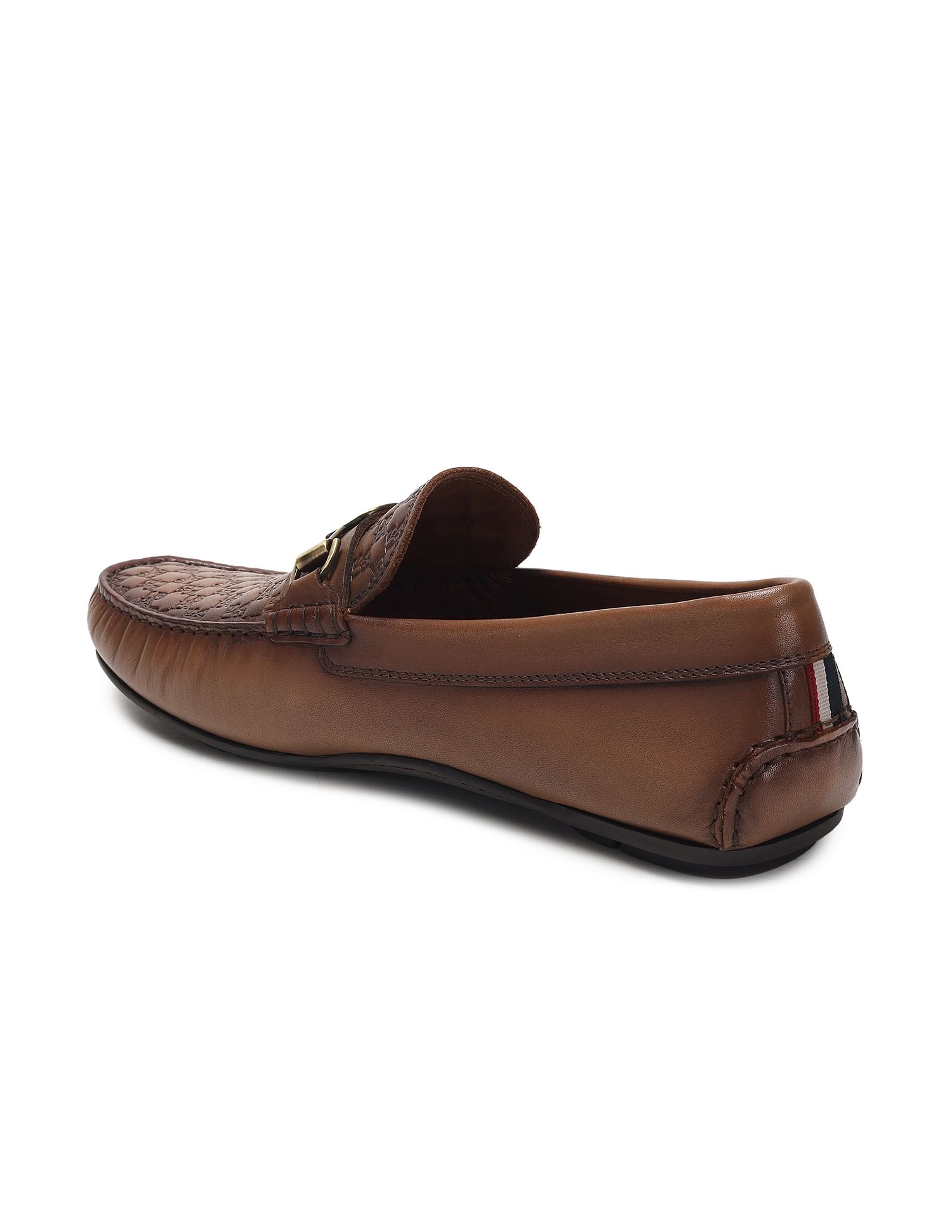 U.S. Polo Assn. Round Toe Textured Franco Slip On Shoes