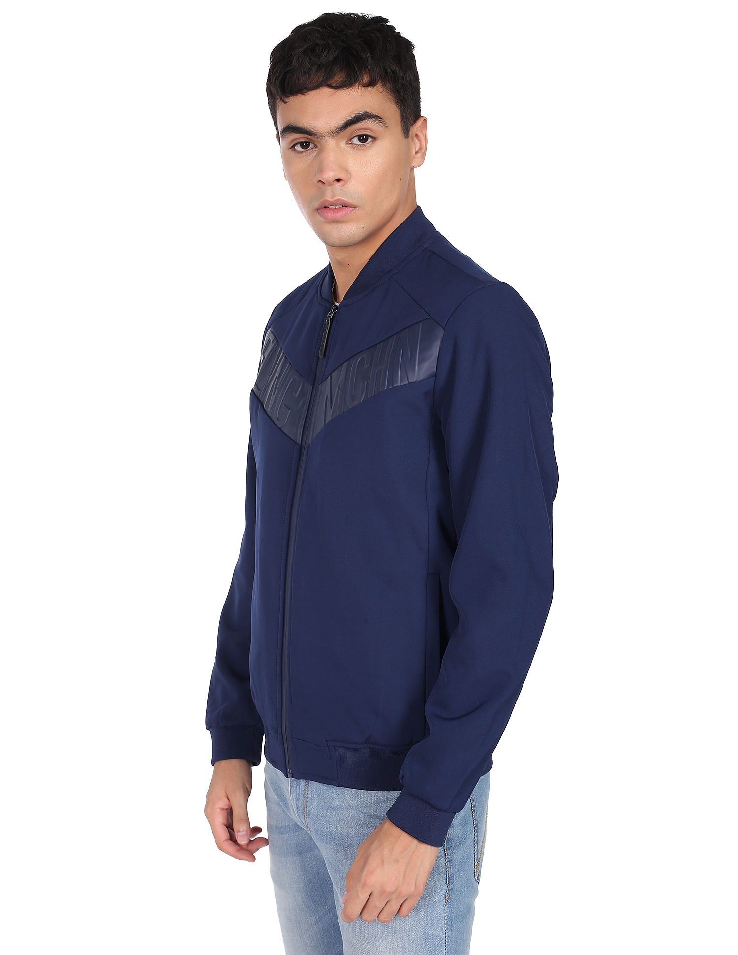 Nike logo embossed bomber clearance jacket