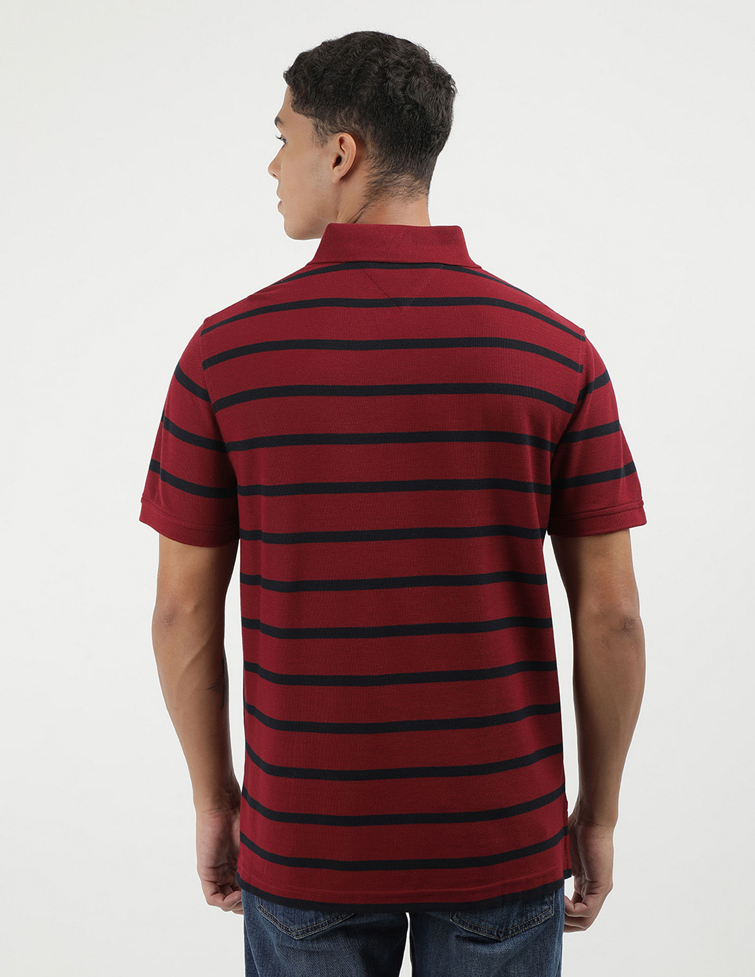 Tommy Hilfiger Regular Refined Stripe Polo Shirt