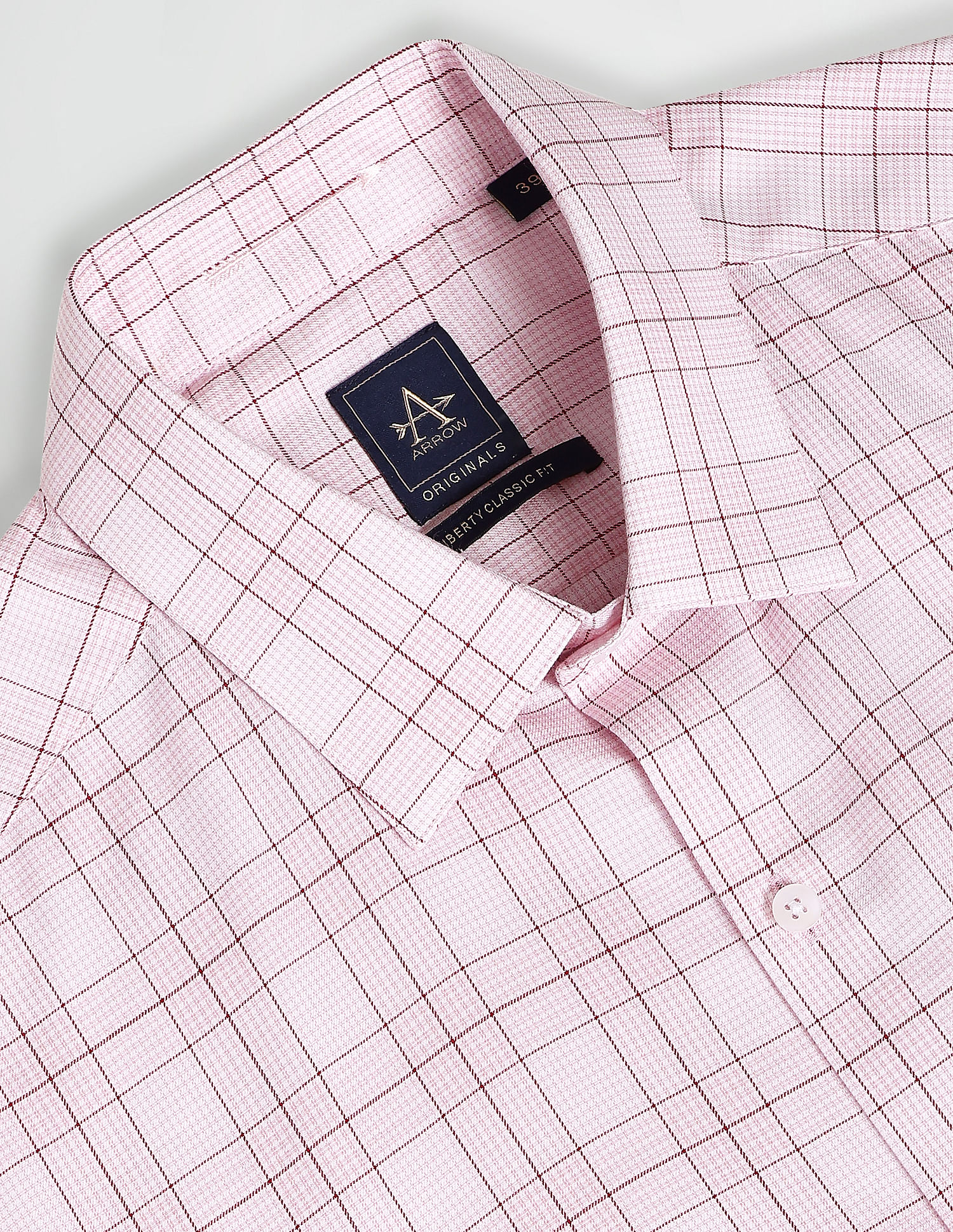 Arrow Classic Regular Fit Tartan Formal Shirt