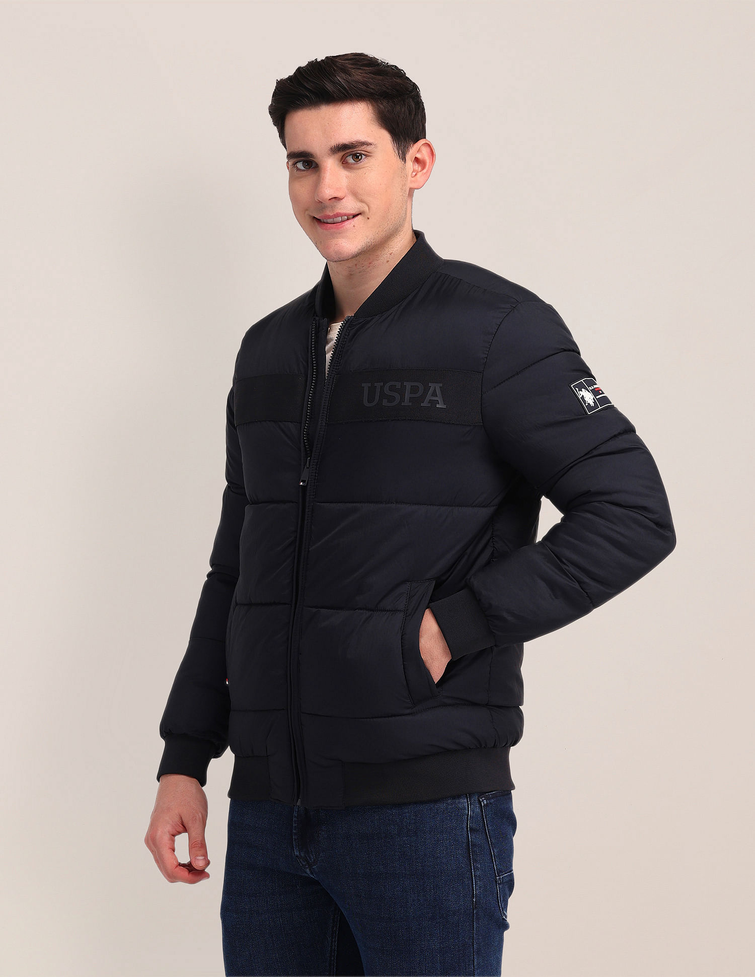 U.S. Polo Assn. USJCKS0710 NAVY Mens Jackets
