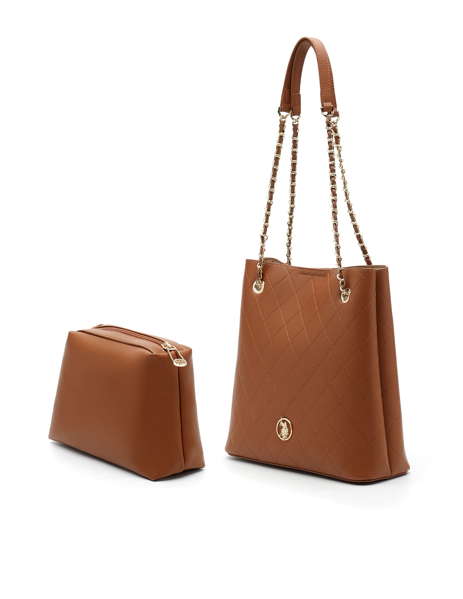 U.S. Polo Assn. Jess Textured Tote With Sling Bag