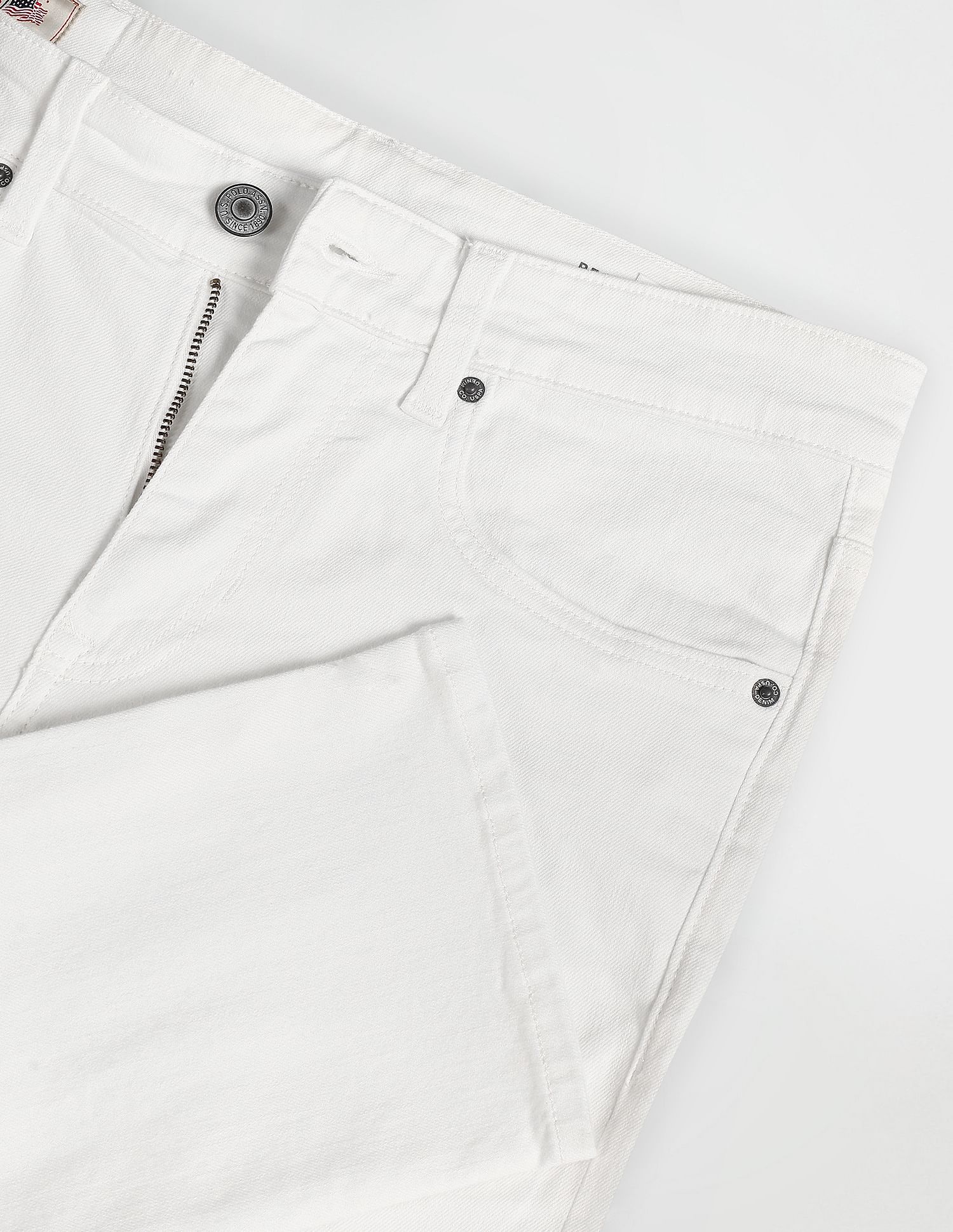 U.S. Polo Assn. Denim Co. Regallo Skinny Fit White Jeans