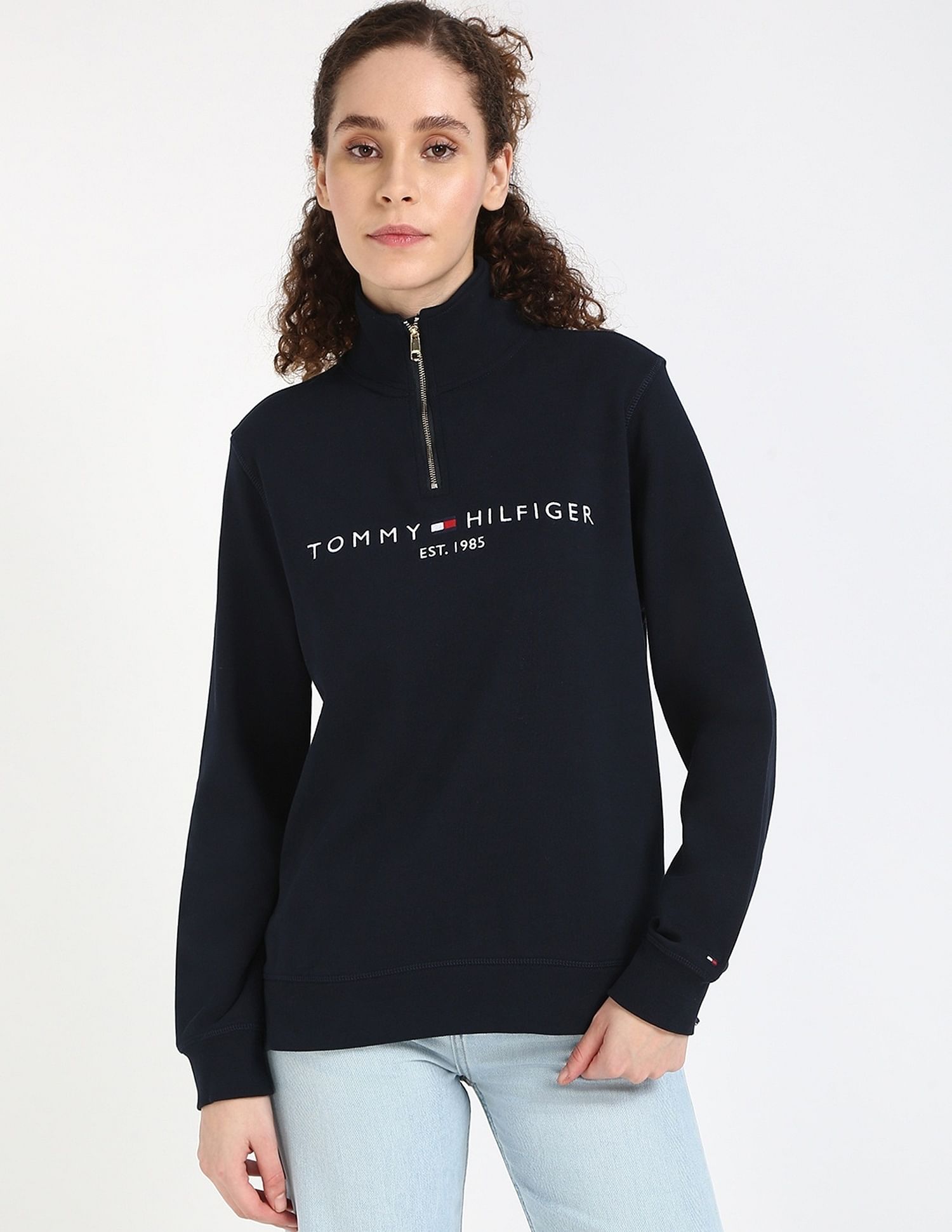 Tommy Hilfiger Regular-Fit Cotton High-Neck Sweatshirt