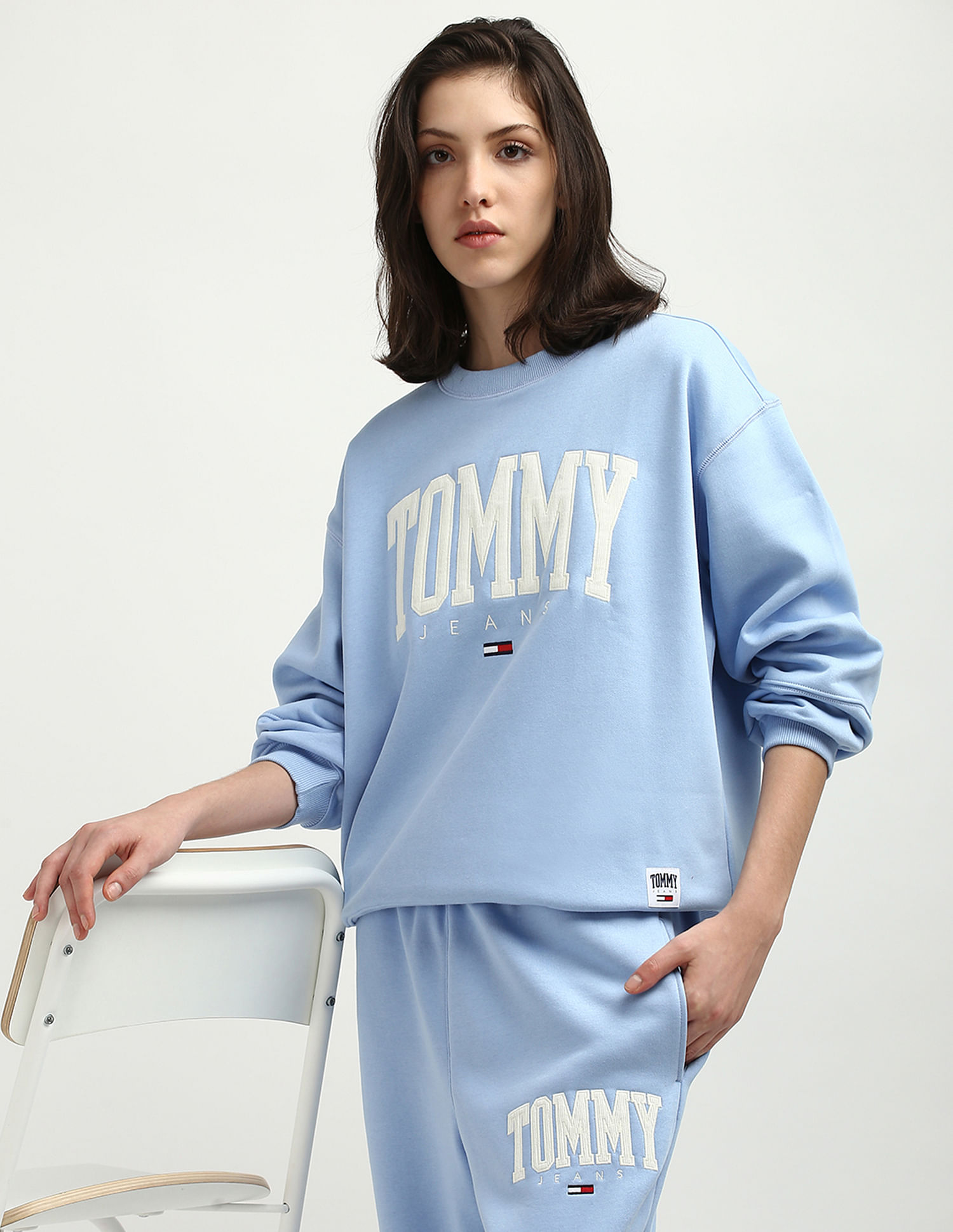 Collegiate sweatshirt tommy fashion hilfiger