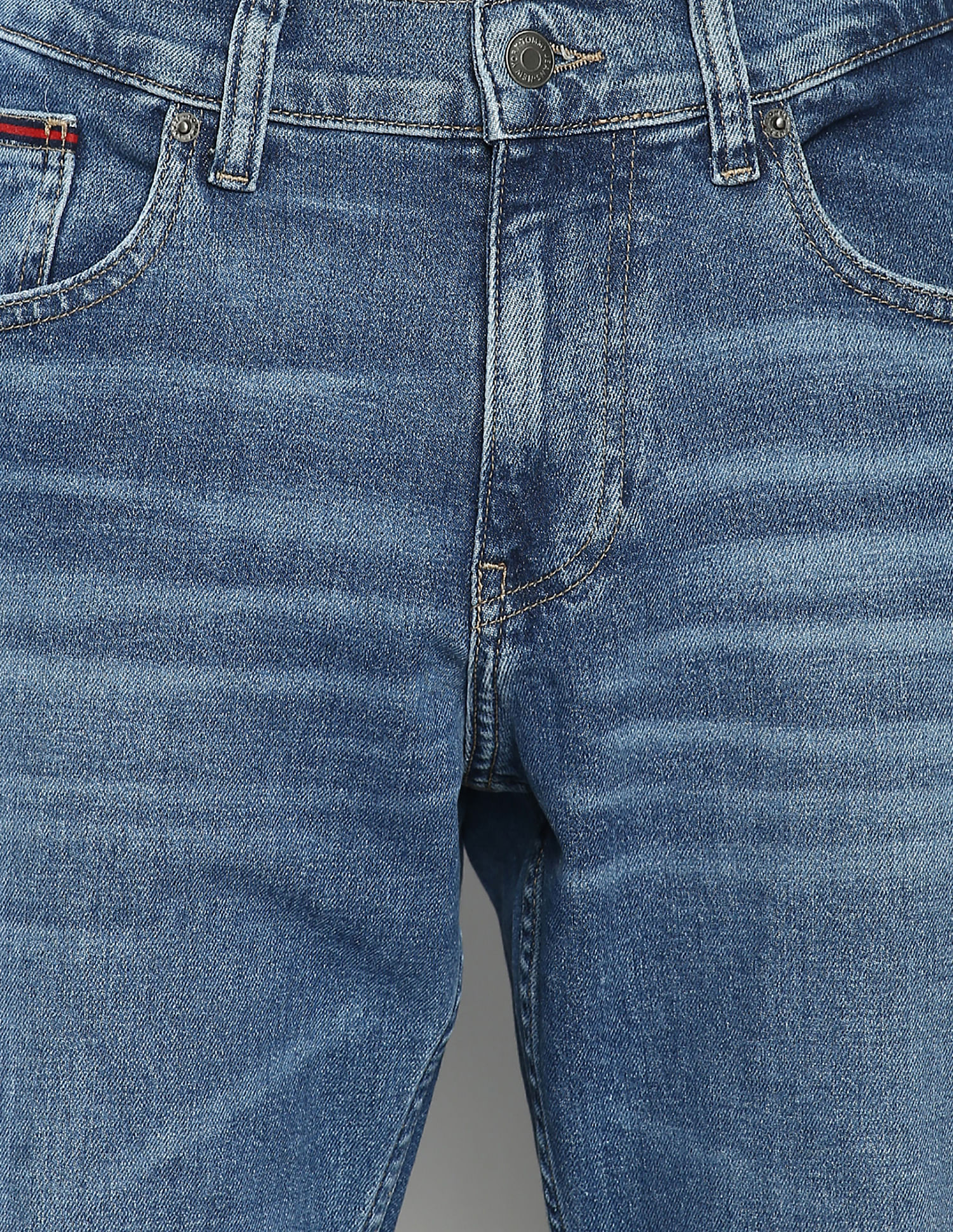 Tommy Hilfiger Recycled Cotton Straight Fit Jeans