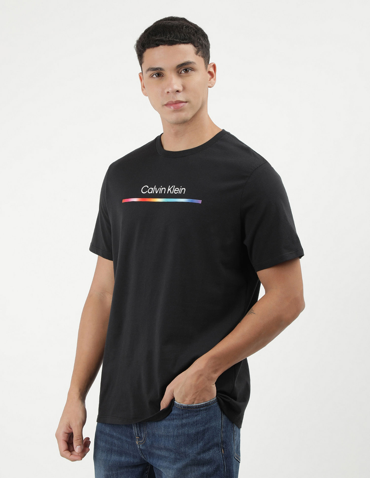Calvin Klein Crew Neck Cotton T-Shirt