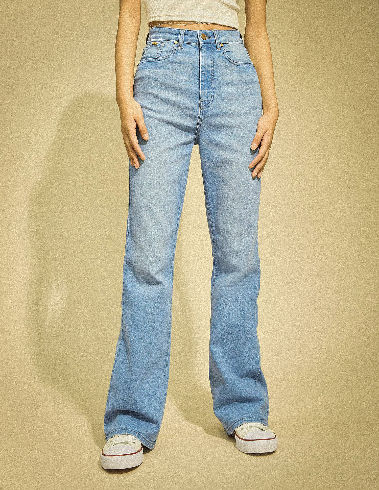 Flying Machine Women Ultra Wide Boot Cut Stretchable Jeans