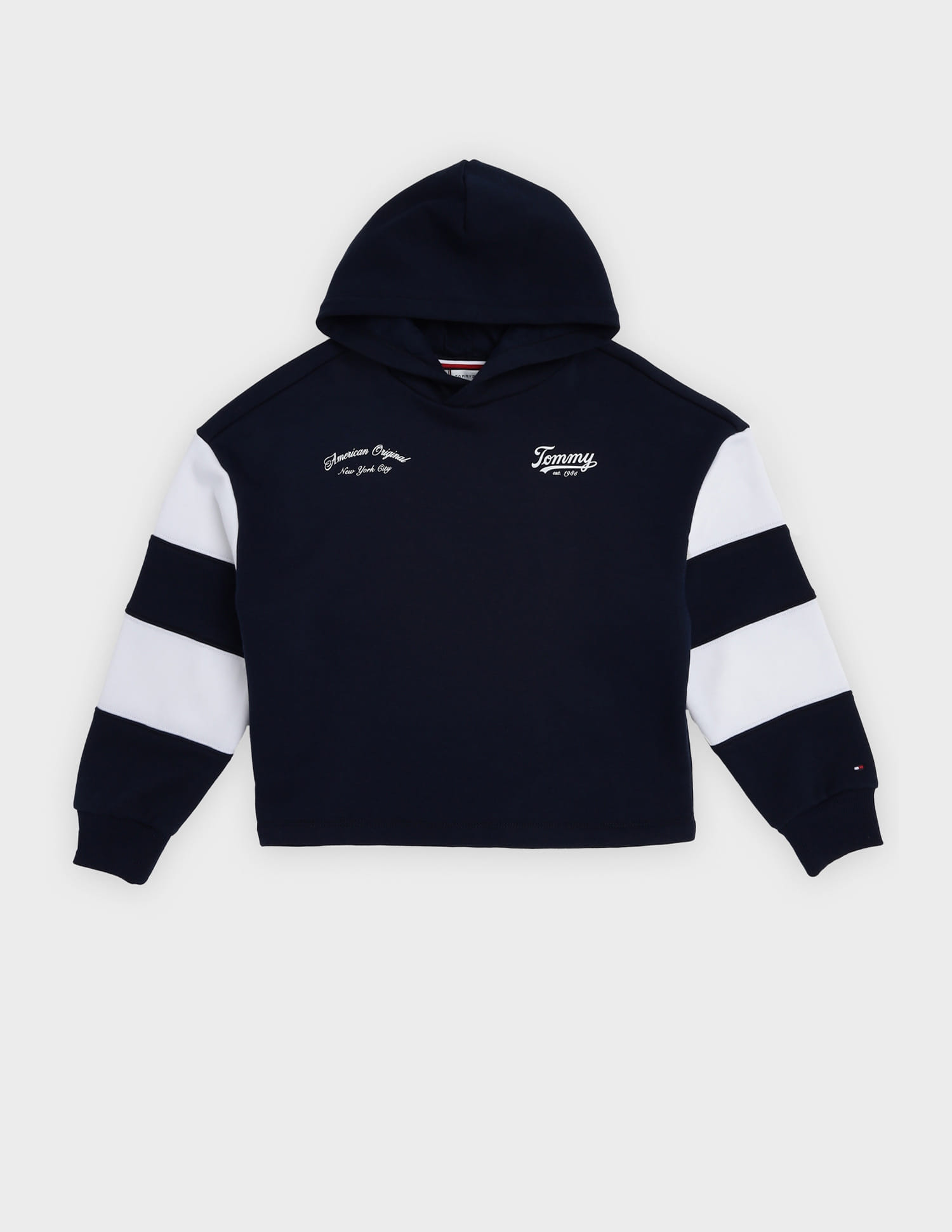 Buy Tommy Hilfiger Kids Girls Relaxed Fit Cotton Hooded Neck Sweatshirt 