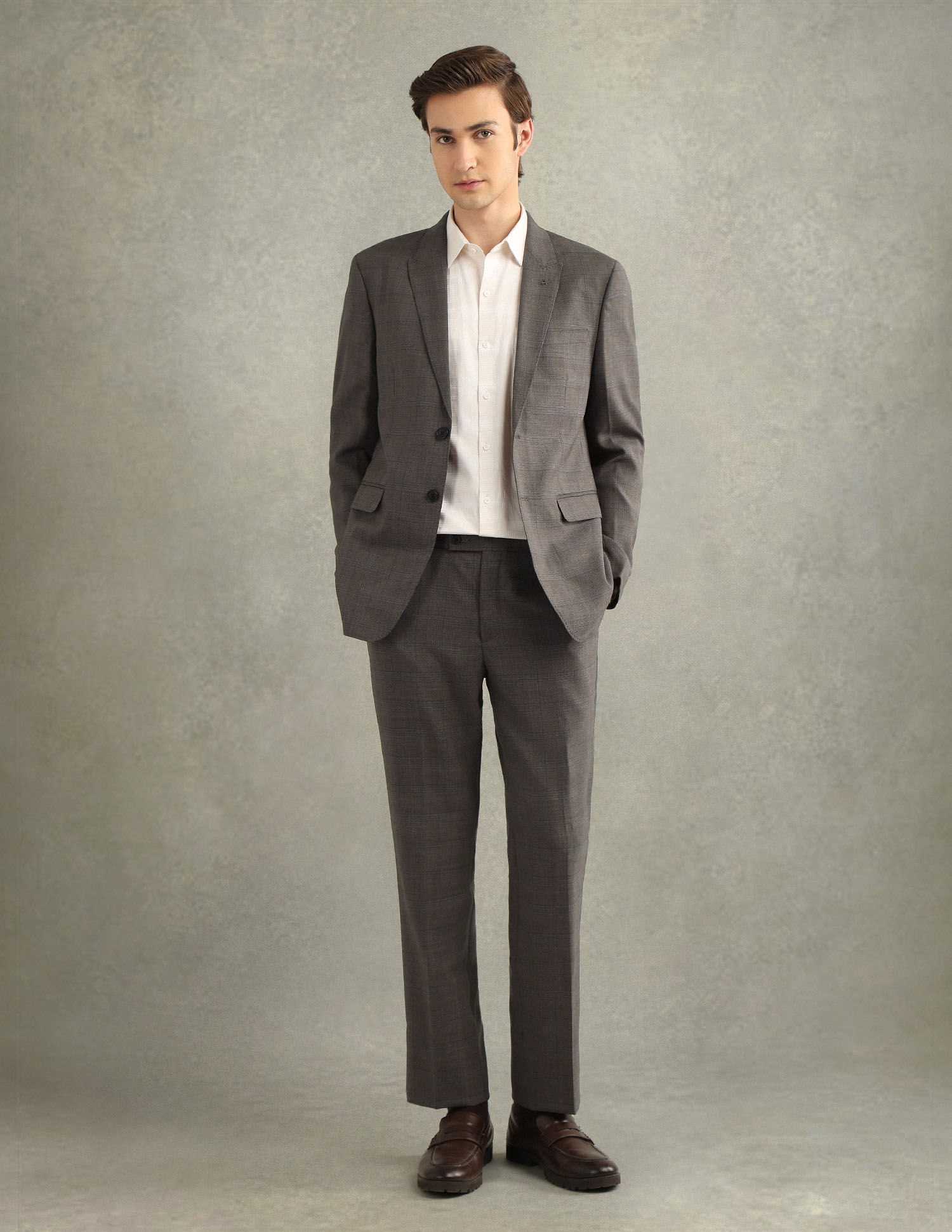 Buy Arrow Checked Tailored Fit Dobby Suit - NNNOW.com