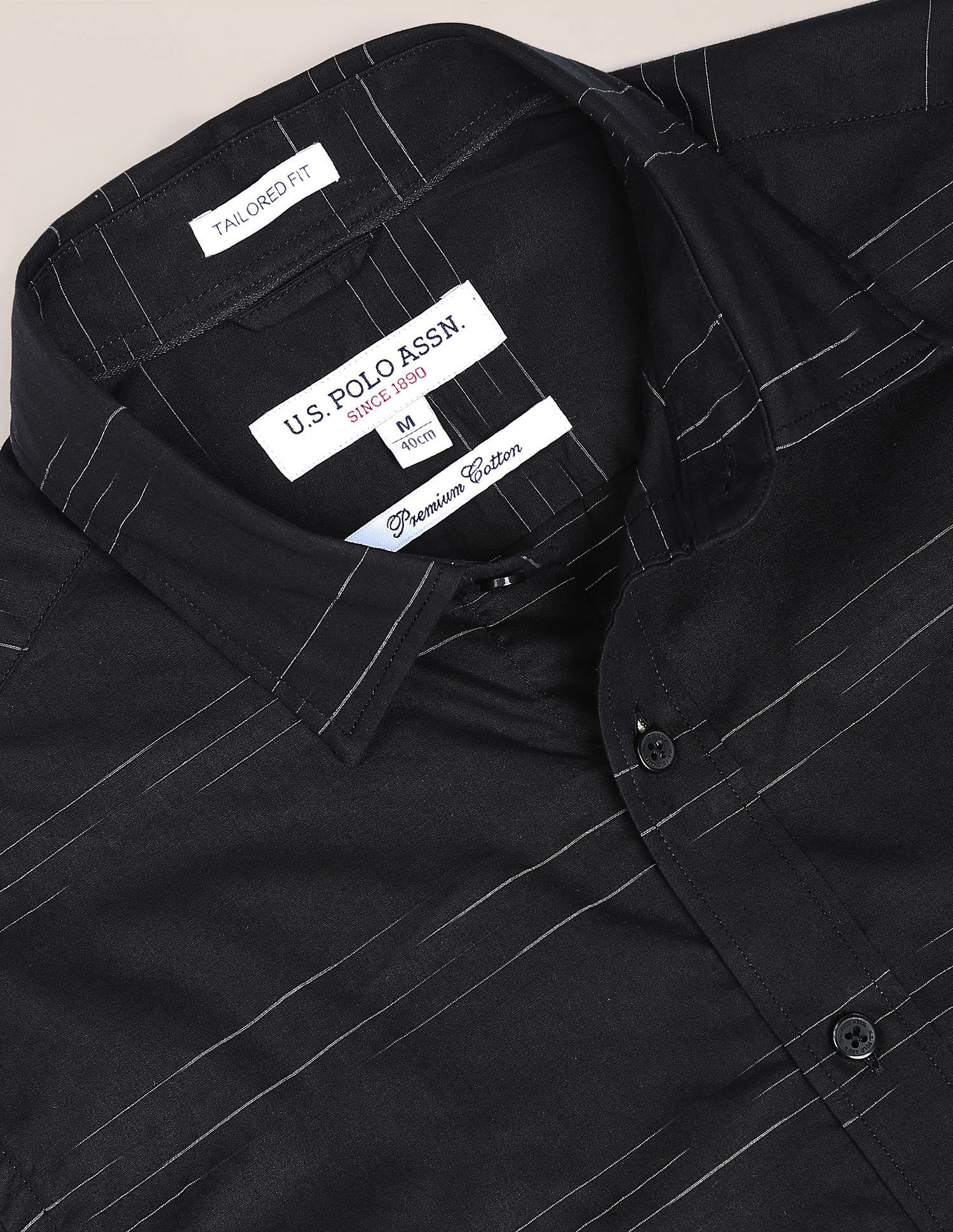 U.S. Polo Assn. Signature Weft Stripe Space Dyed Shirt