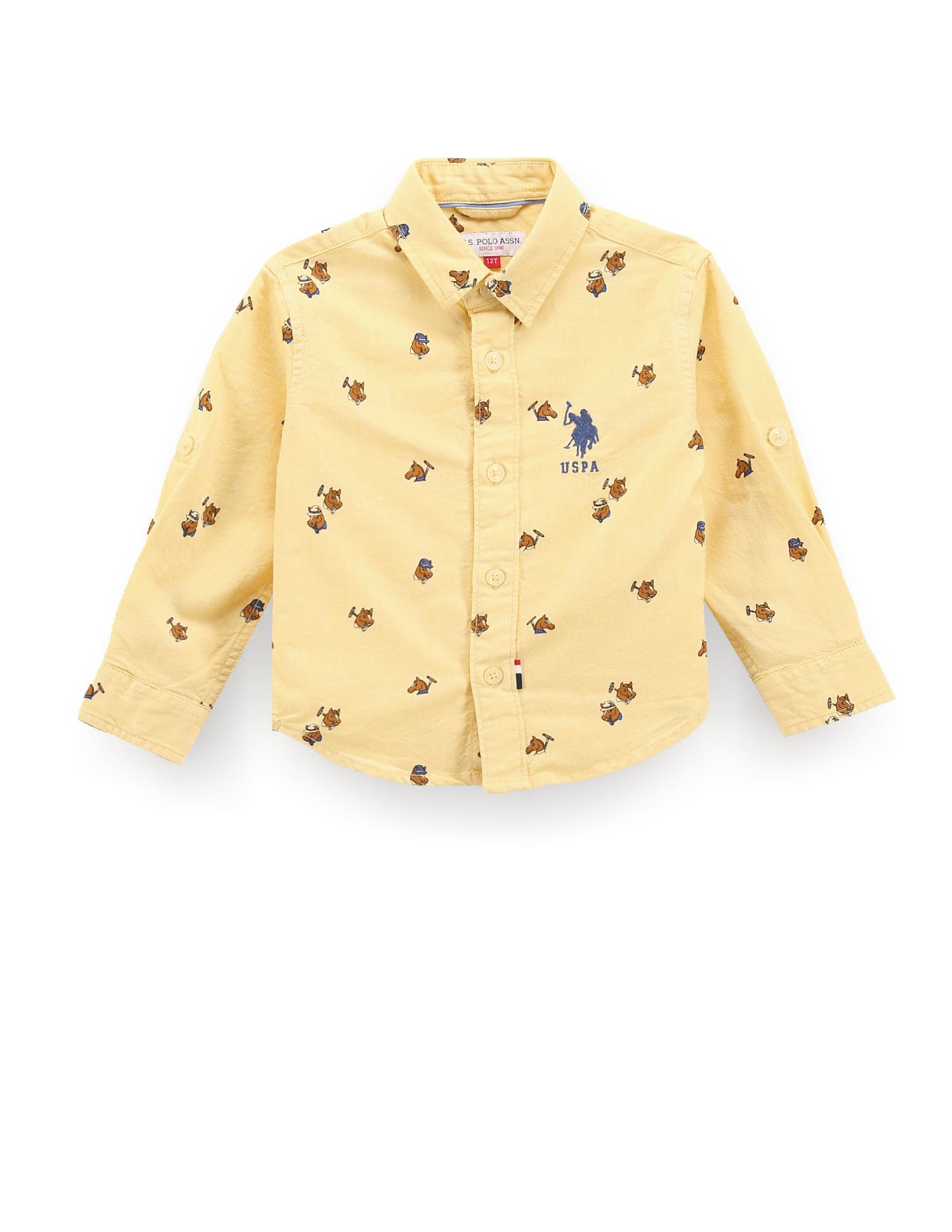 U.S. Polo Assn. Kids Boys Oxford Cotton Shirt