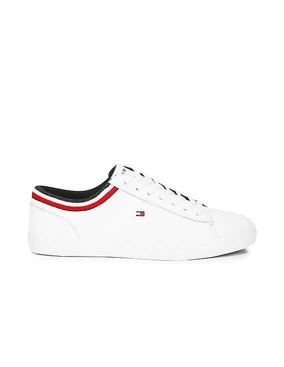 Witte tommy best sale hilfiger sneakers