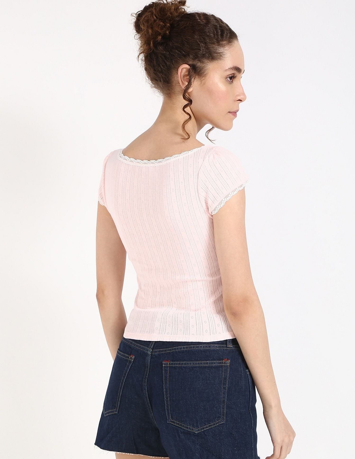 Tommy Hilfiger Slim-Fit Cotton Round Neck Top