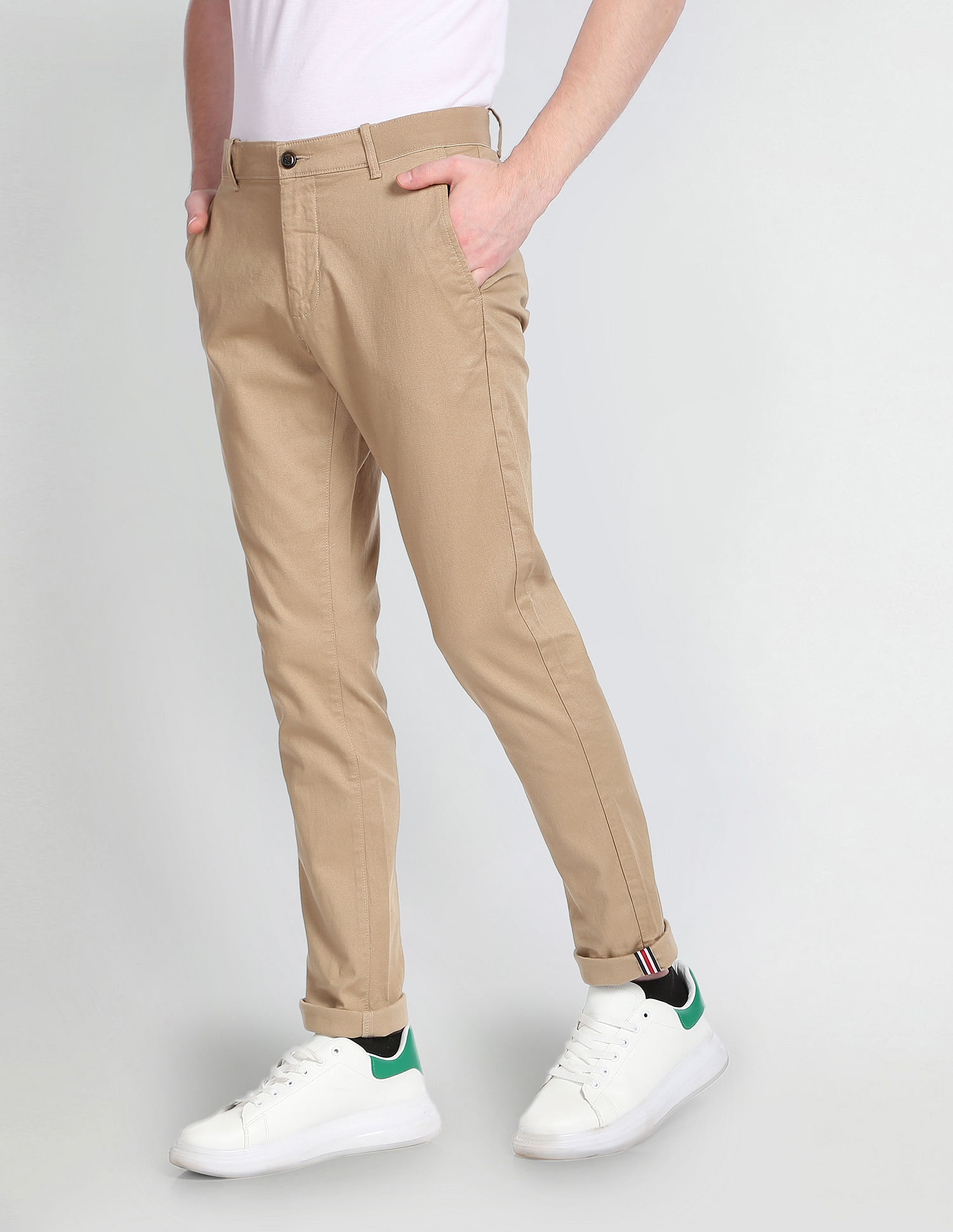 Buy Arrow Men's Regular Pants (ANAFTR2275_Light Grey at Amazon.in