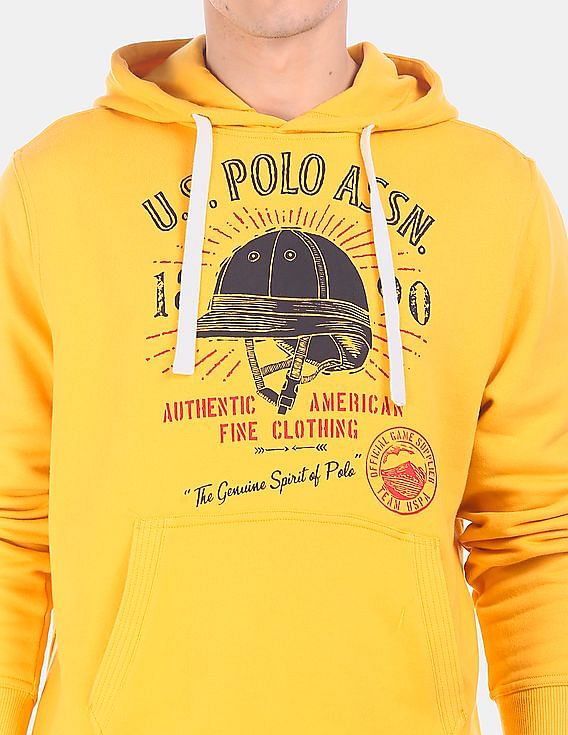 U.S. Polo Assn. Hooded Brand Graphic Sweatshirt